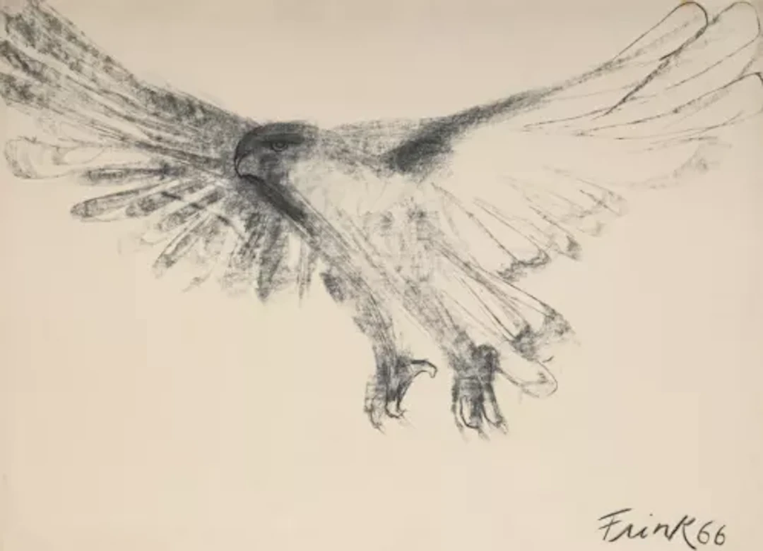 λ DAME ELISABETH FRINK (BRITISH 1930-1993), BIRD OF PREY
