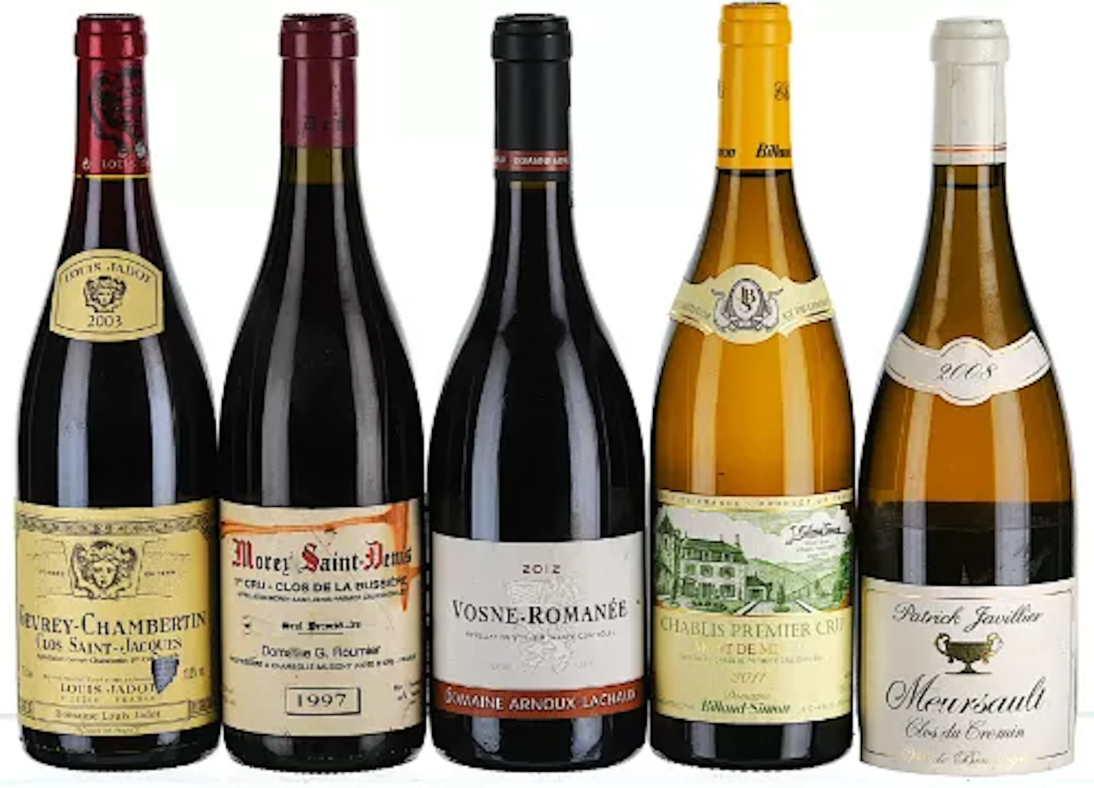 1997/2012 Mixed Lot of Red and White Burgundy