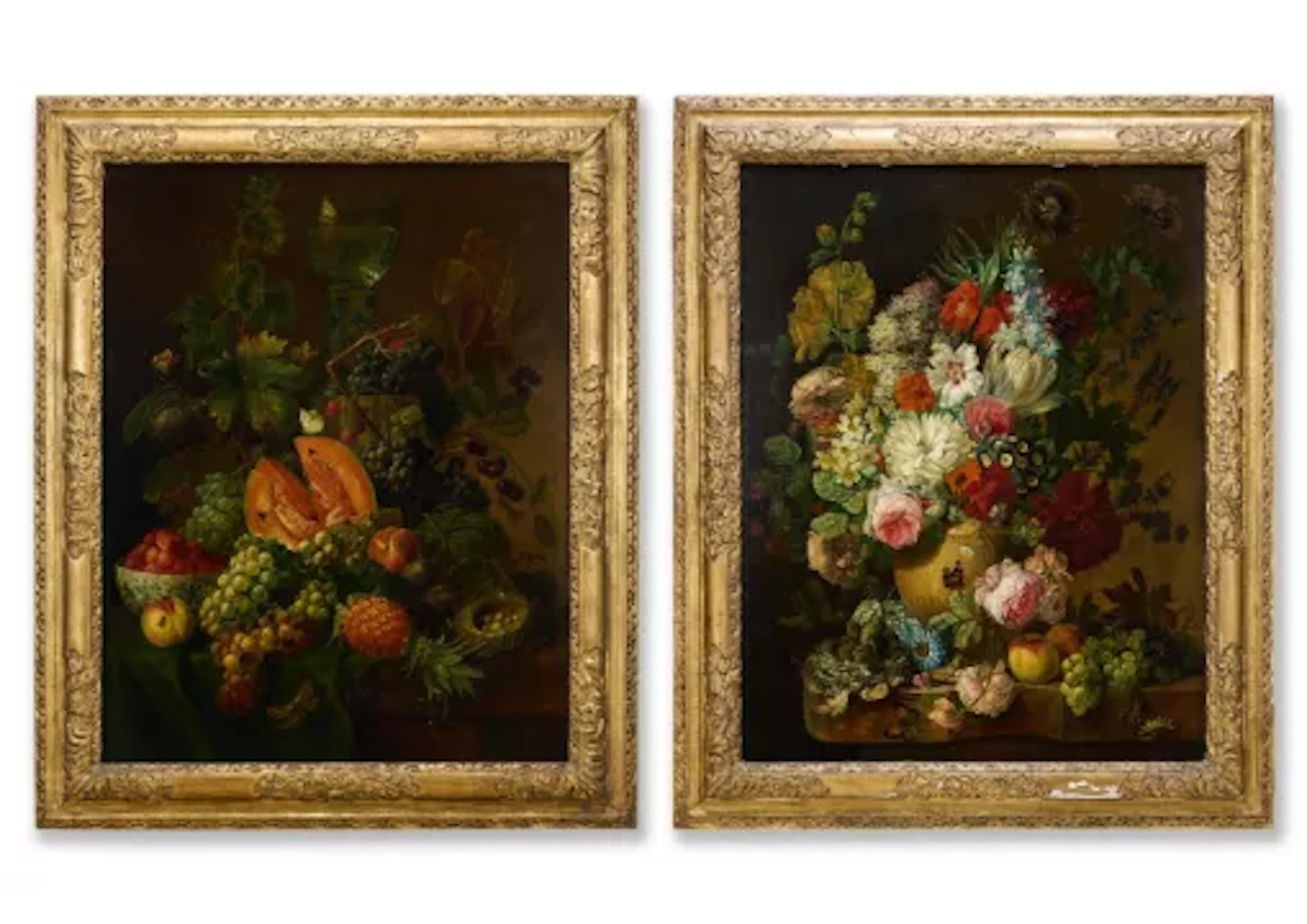 JOHANNES HENRIK FREDRIKS (DUTCH 1751-1817), PAIR OF STILL LIFES WITH