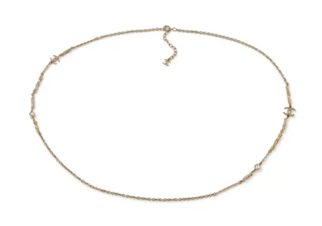 CHANEL, A CRYSTAL CC NECKLACE