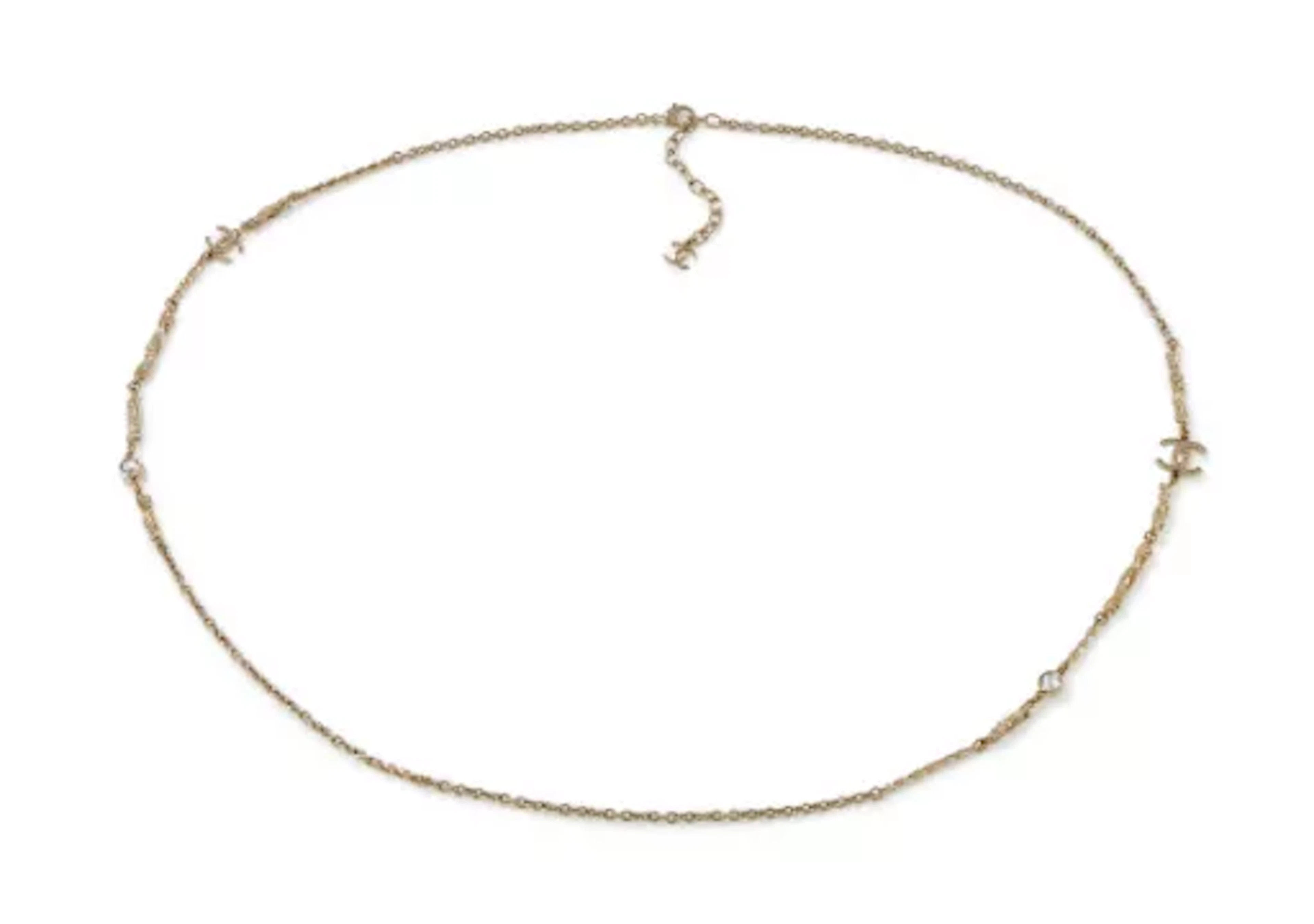 CHANEL, A CRYSTAL CC NECKLACE