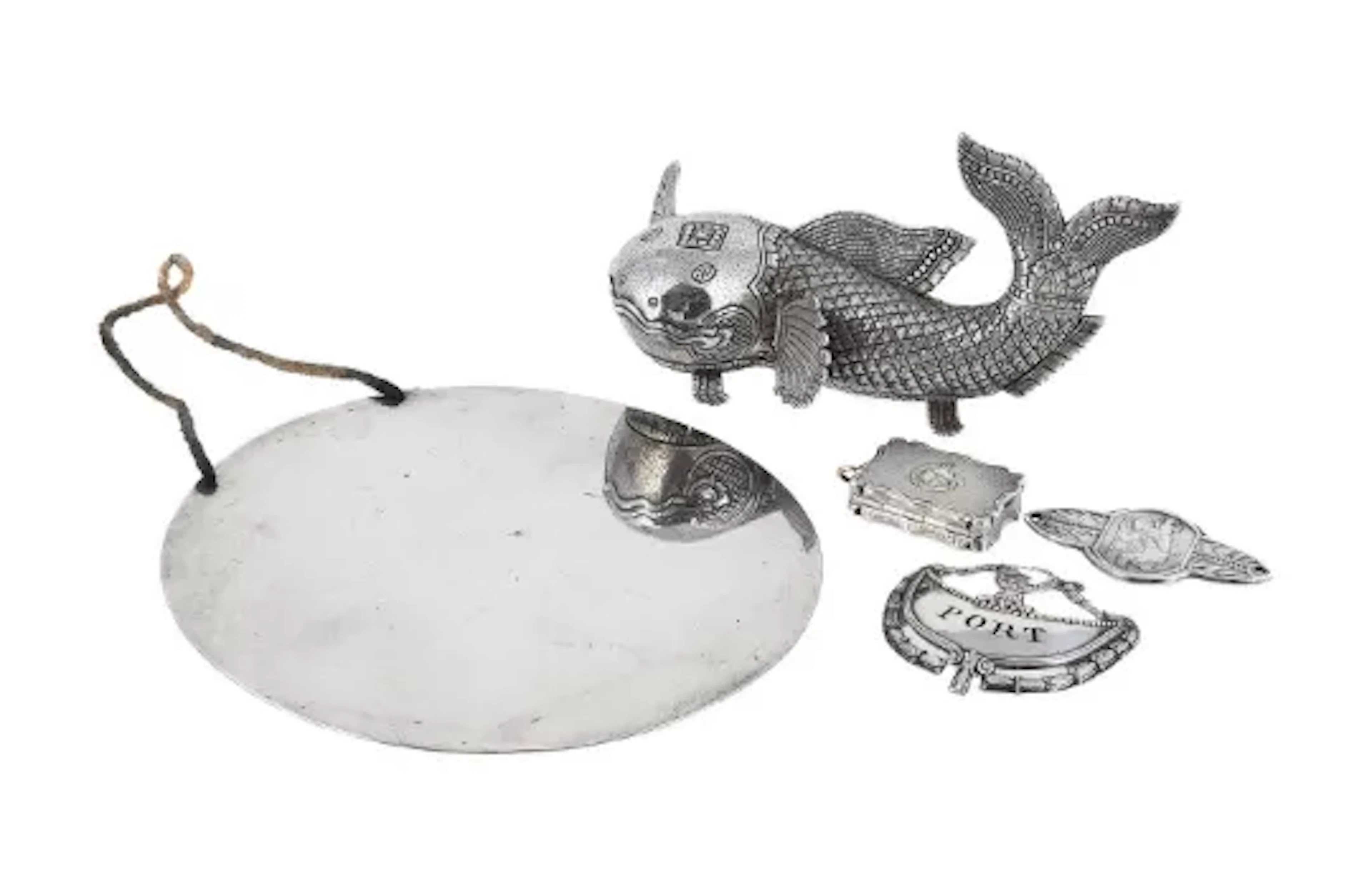 FIVE SILVER ITEMS