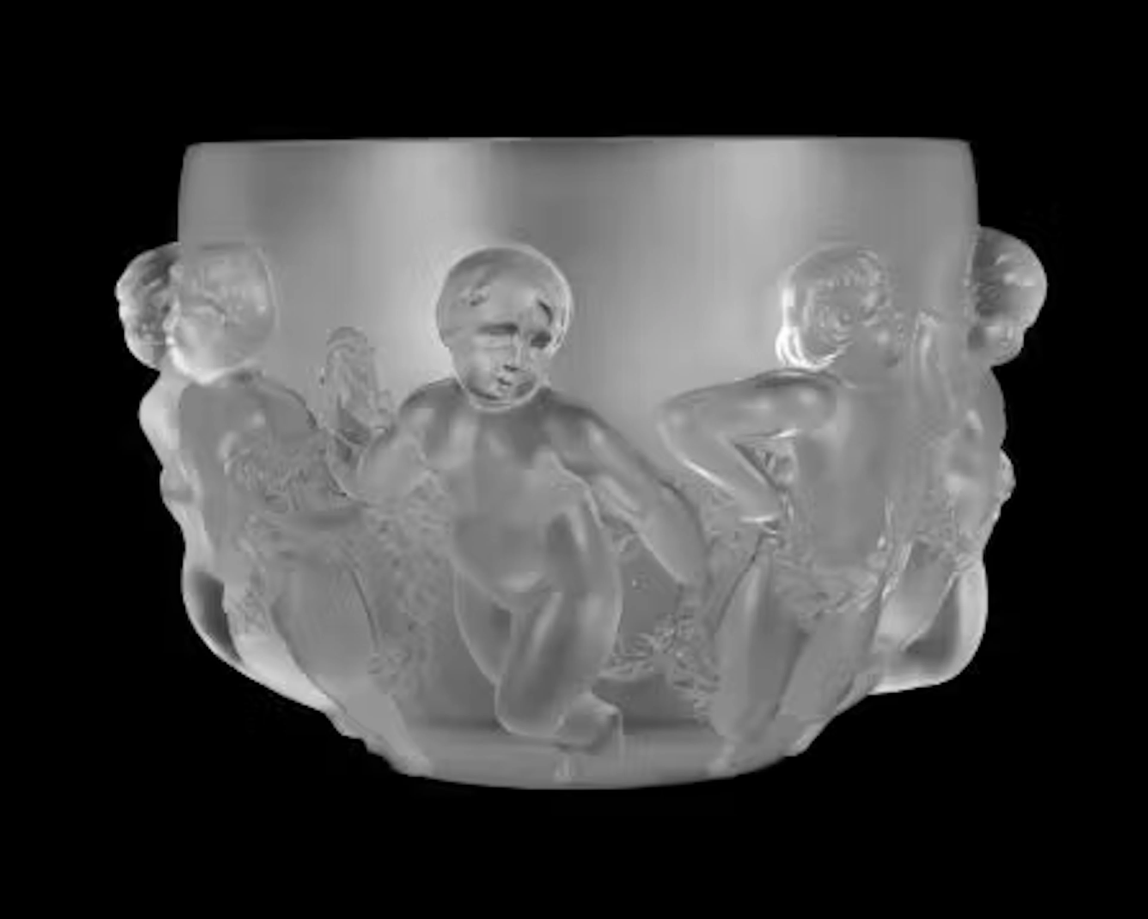 LALIQUE, 'LUXEMBOURG' BOWL; LATE 20TH CENTURY
