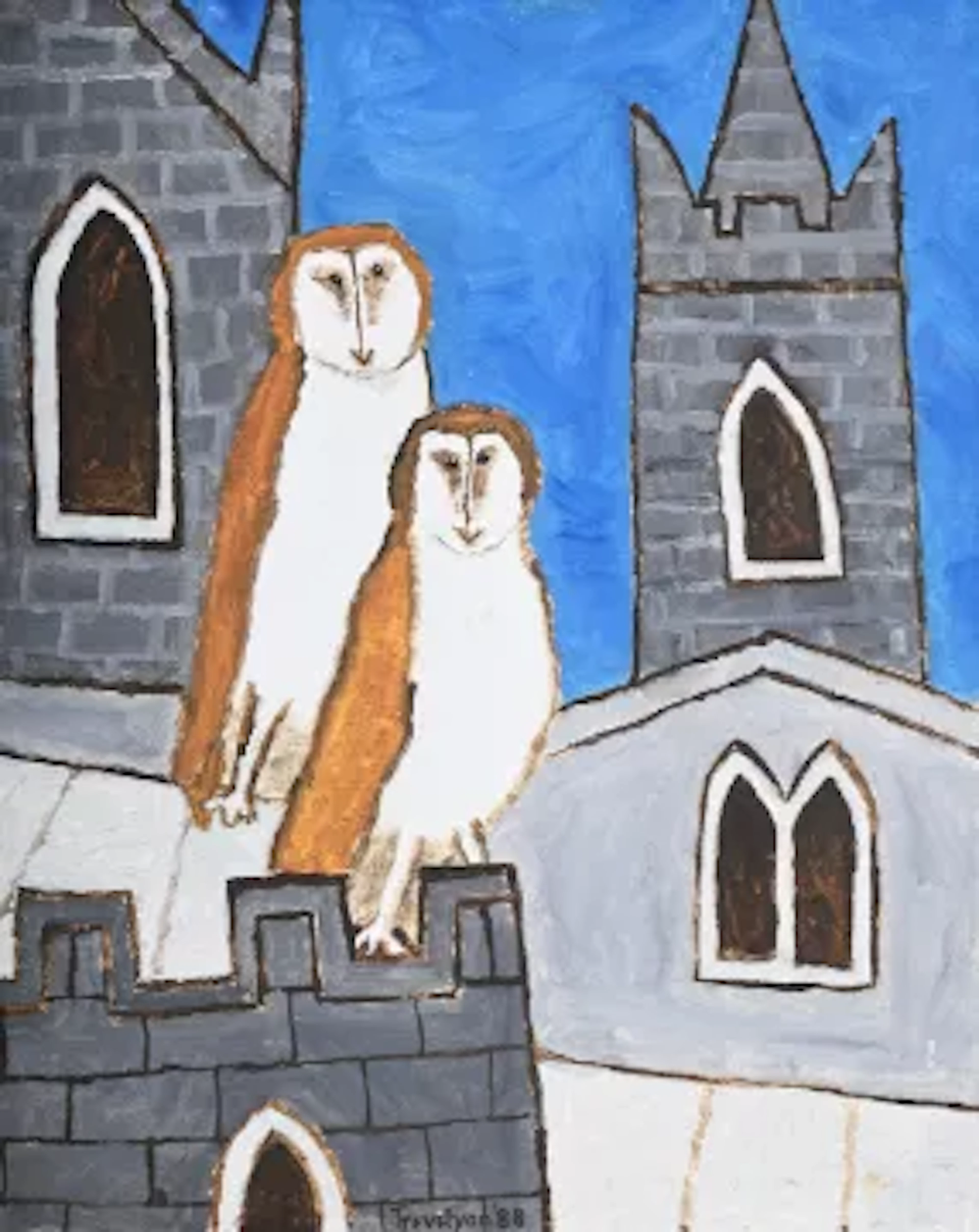 λ JULIAN TREVELYAN (BRITISH 1910-1988), OWLS