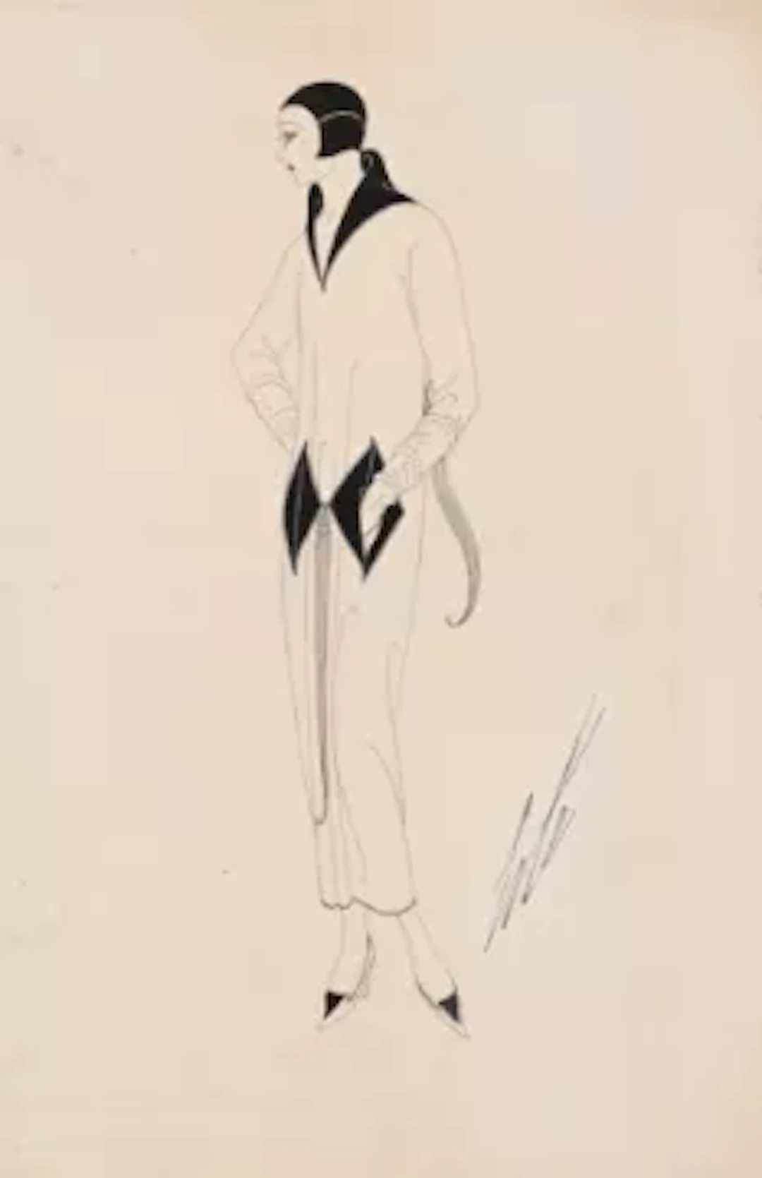 λ ERTÉ (FRENCH, 1892-1990), FASHION DESIGN, 1925