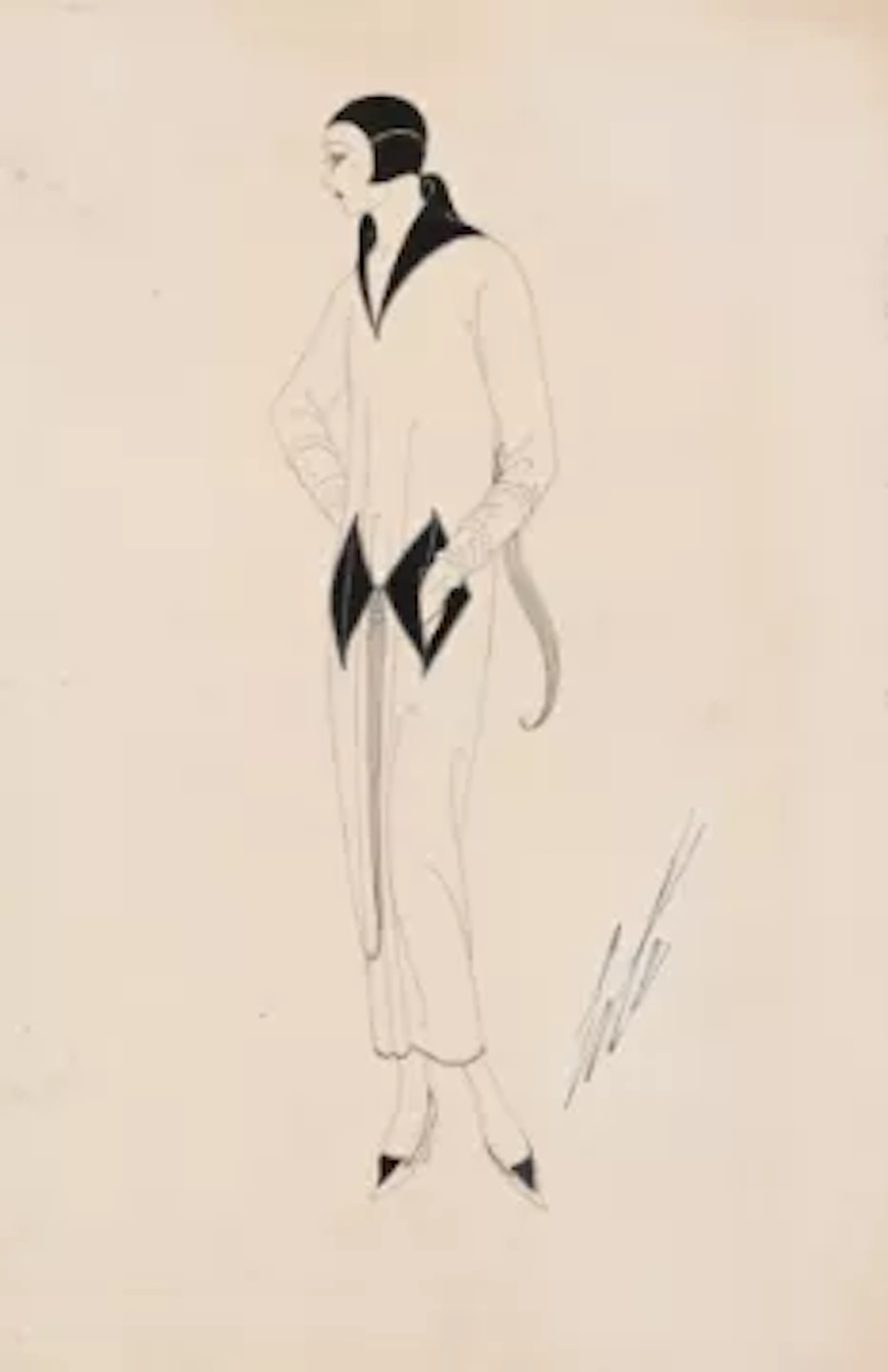λ ERTÉ (FRENCH, 1892-1990), FASHION DESIGN, 1925