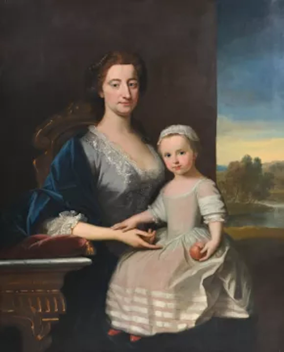 ATTRIBUTED TO WILLIAM HOARE OF BATH (BRITISH 1707-1792), DOUBLE PORTRAIT