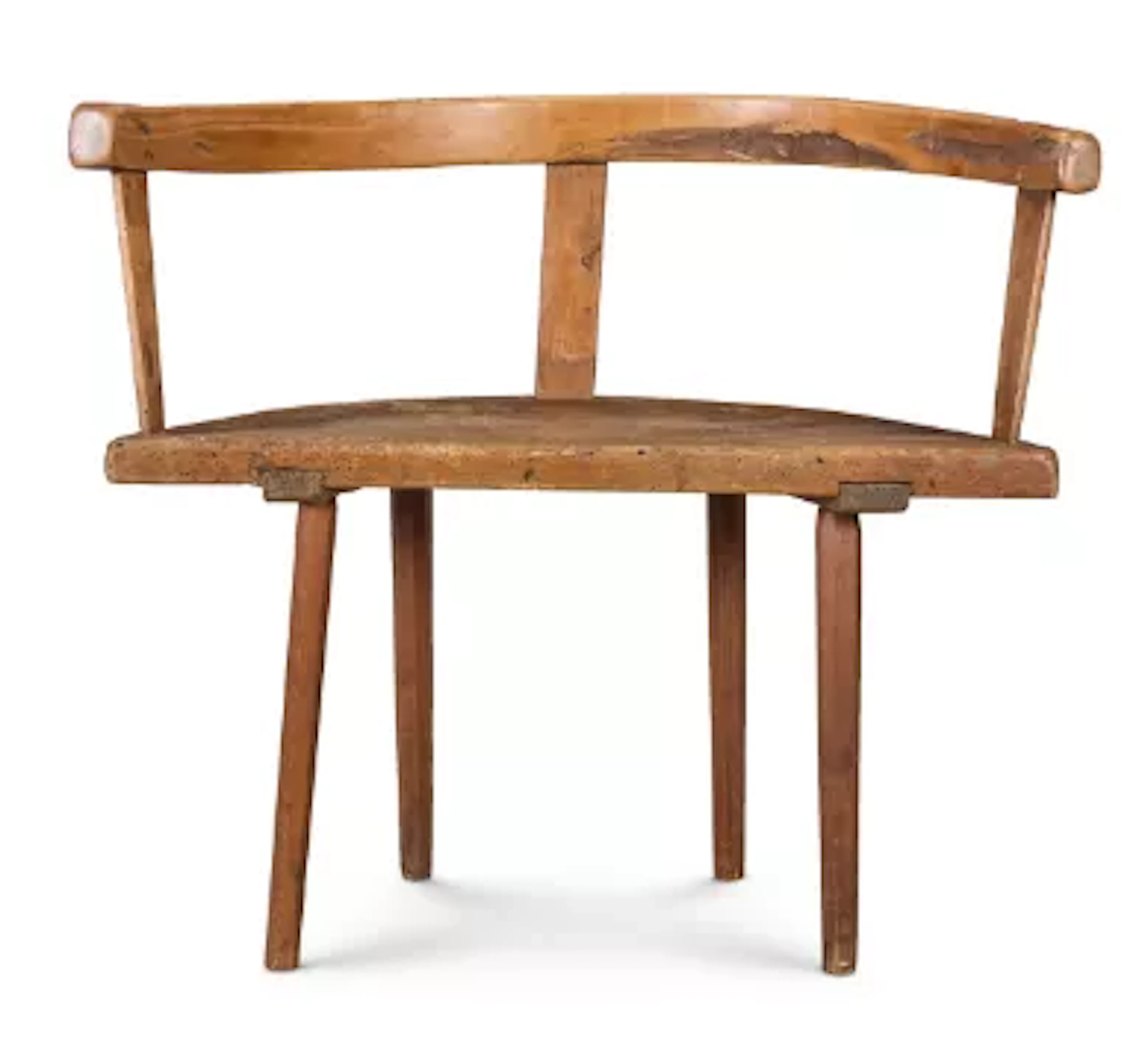AN ALPINE DEAL CHAIR, 19TH CENTURY