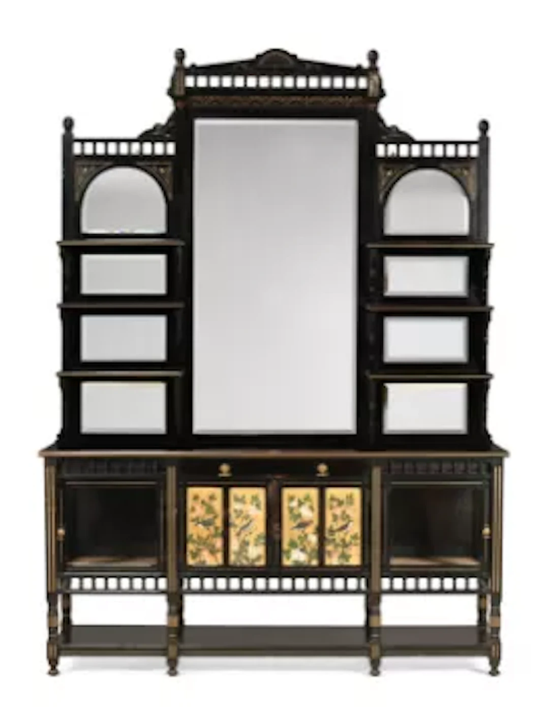 AN AESTHETIC PERIOD CHIFFONIER, LATE 19TH CENTURY