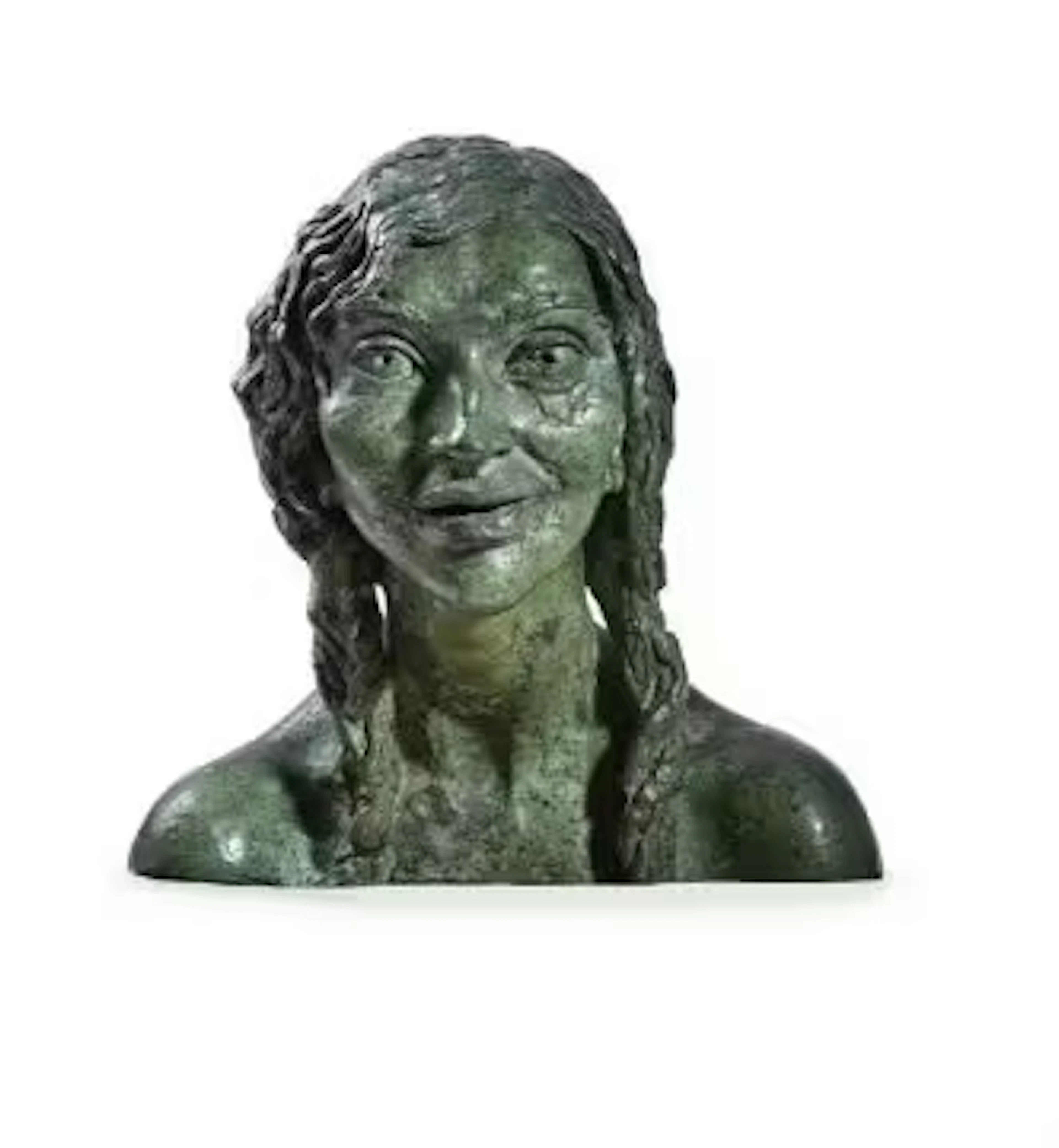 λ SIR JACOB EPSTEIN (BRITISH 1880-1959), FOURTH PORTRAIT OF KATHLEEN (LAUGHING)