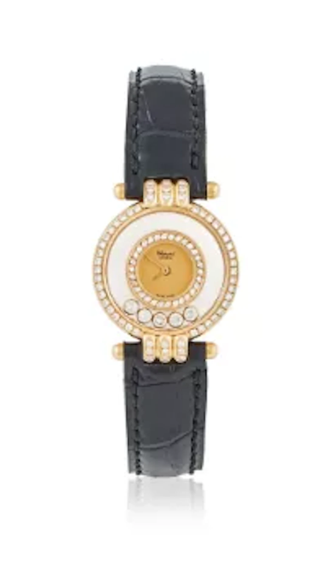 Y CHOPARD, HAPPY DIAMOND, REF. 4114, A LADY'S 18 CARAT GOLD AND DIAMOND