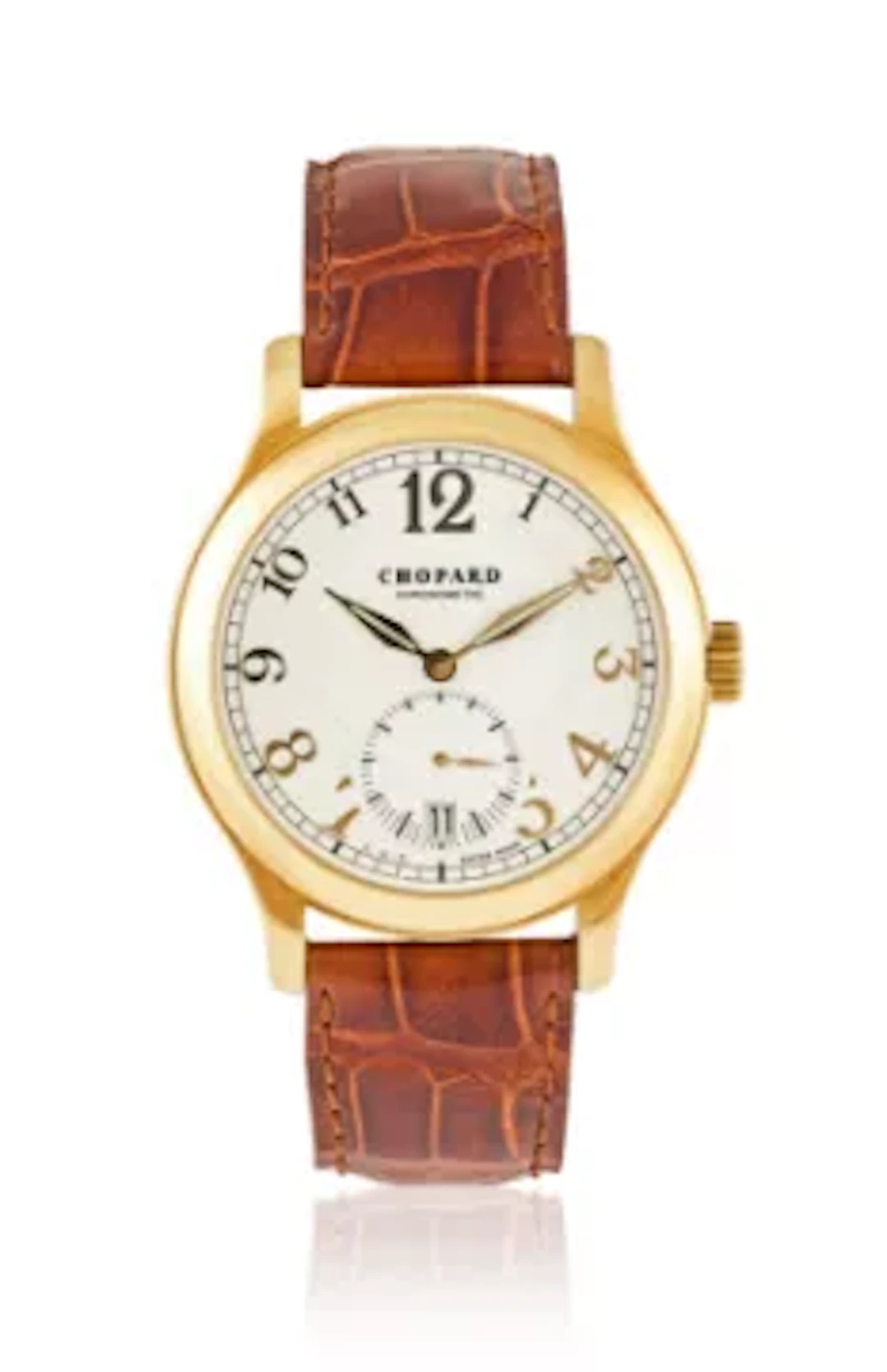 Y CHOPARD, 1875, AN 18 CARAT GOLD WRISTWATCH WITH DATE