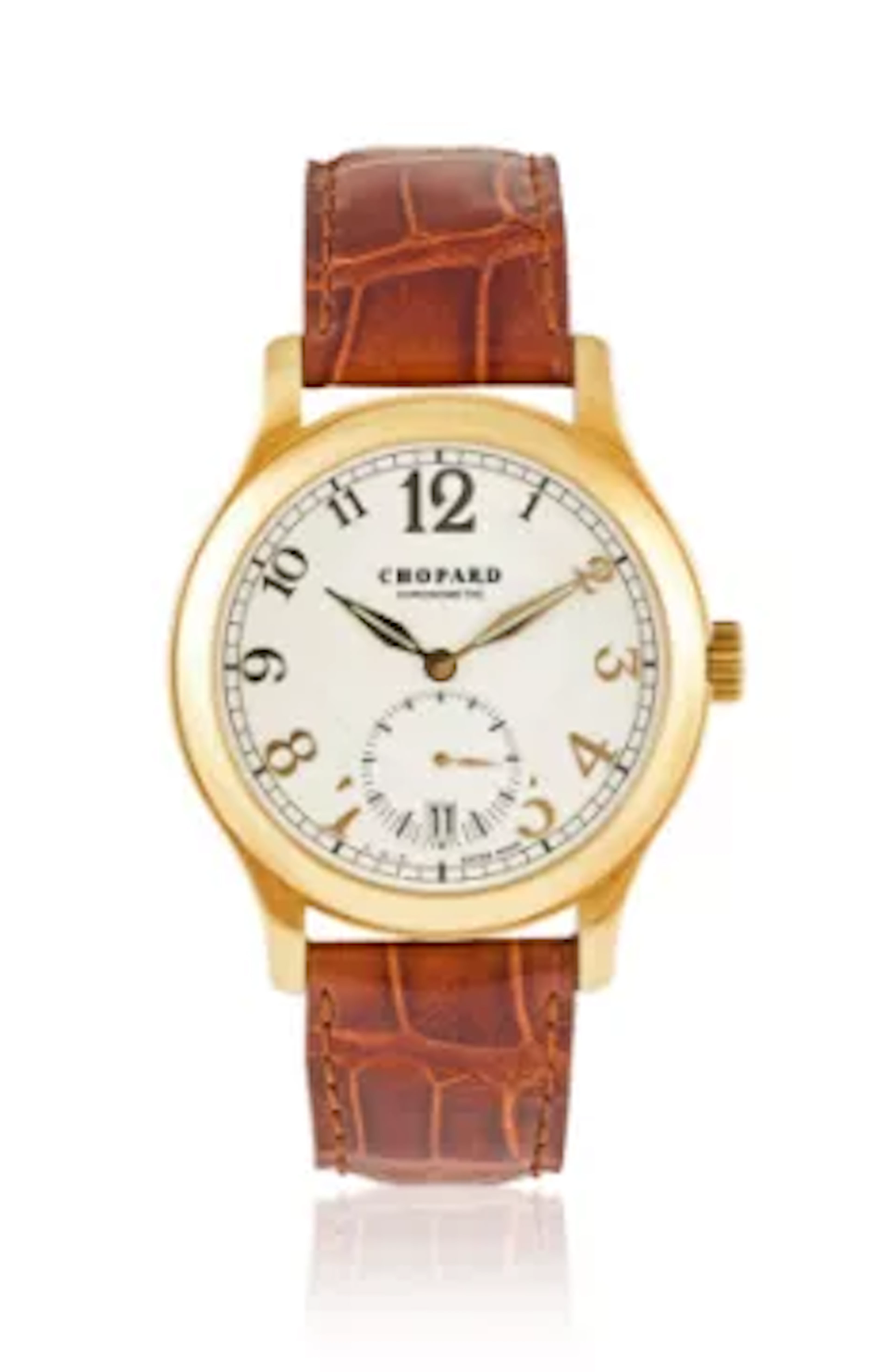 Y CHOPARD, 1875, AN 18 CARAT GOLD WRISTWATCH WITH DATE