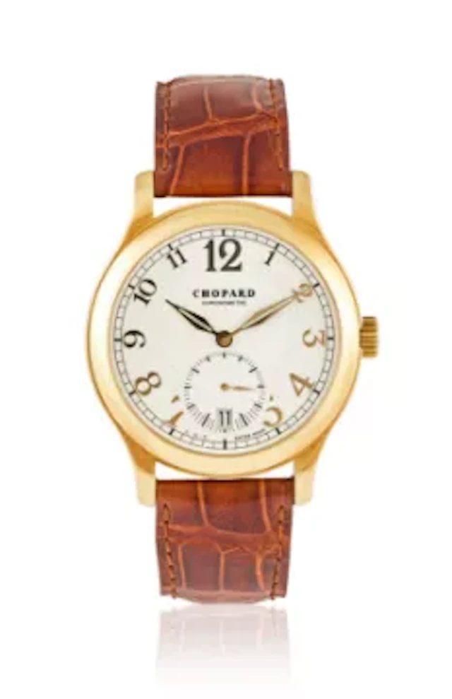 Y CHOPARD, 1875, AN 18 CARAT GOLD WRISTWATCH WITH DATE