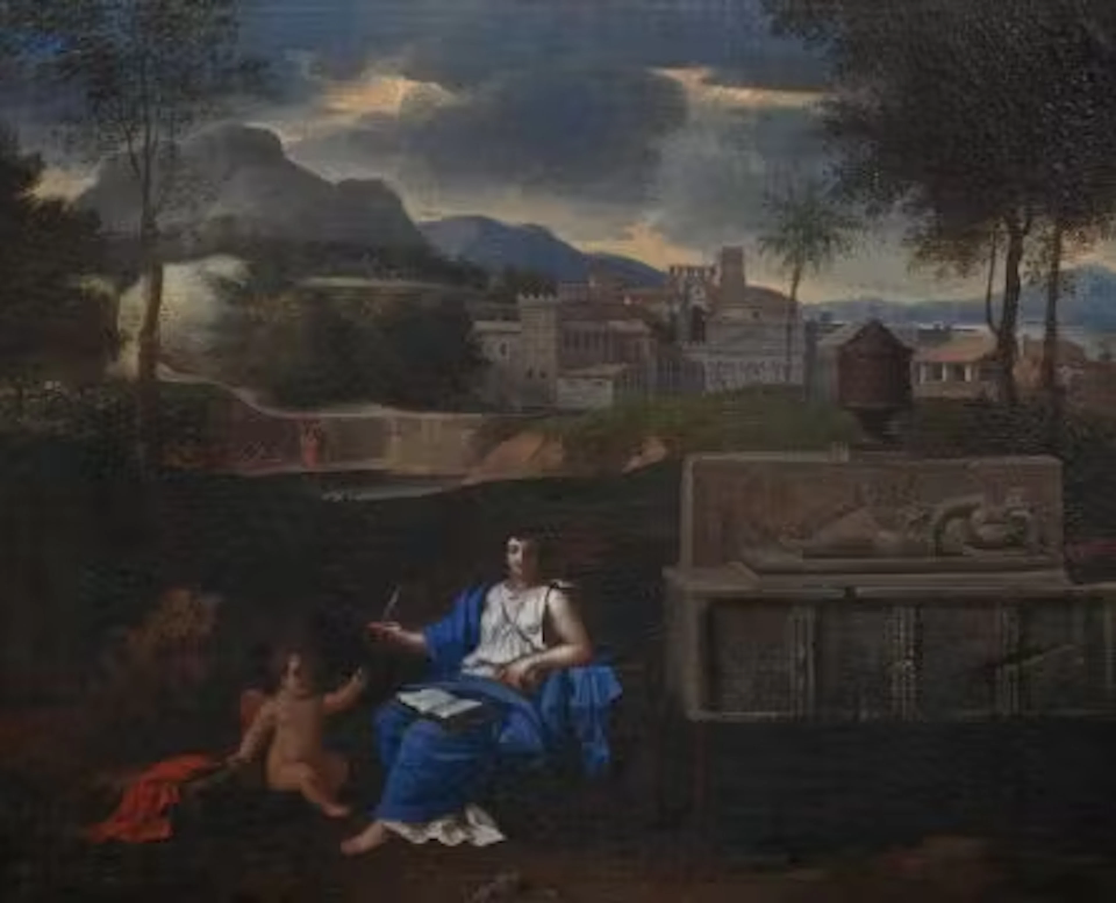 ATTRIBUTED TO JEAN LEMAIRE (FRENCH 1598-1659), MUSE OF HISTORY