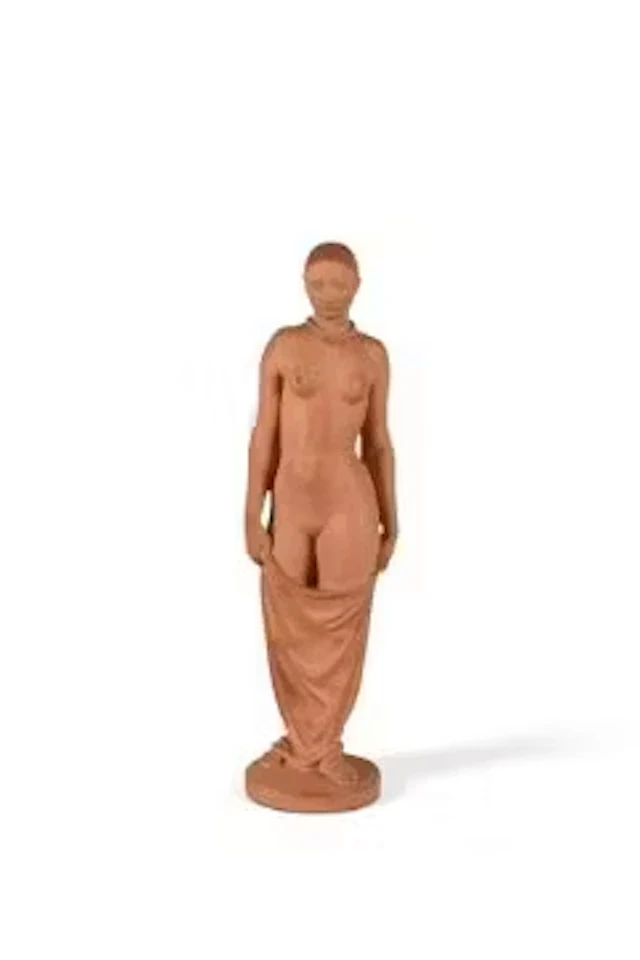 ARNO MALINOWSKI (DANISH, 1899-1976),'STANDING WOMAN' SCULPTURE