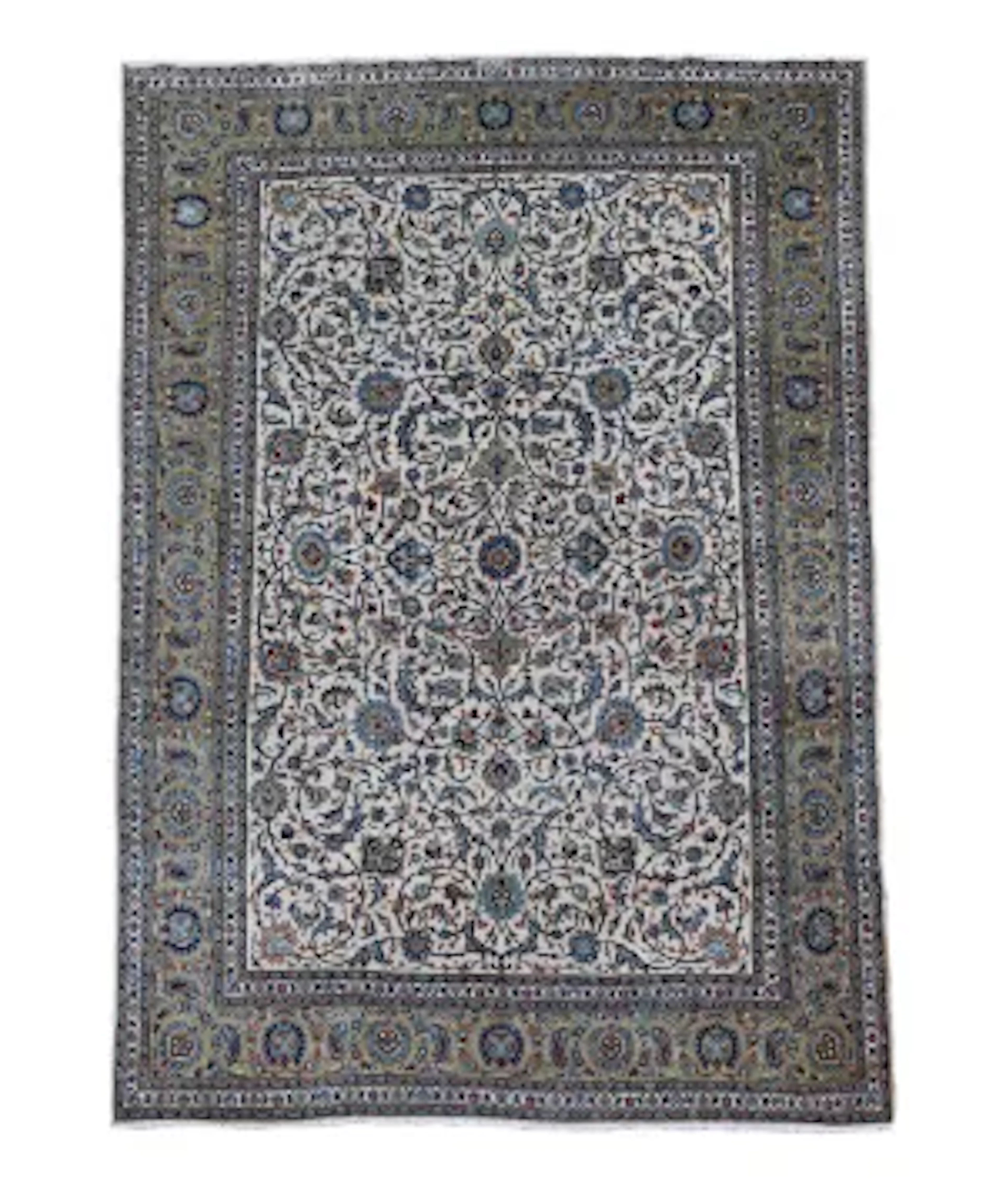 A KASHAN CARPET, SIGNED BY MASTER WEAVER 'AFSHARI'