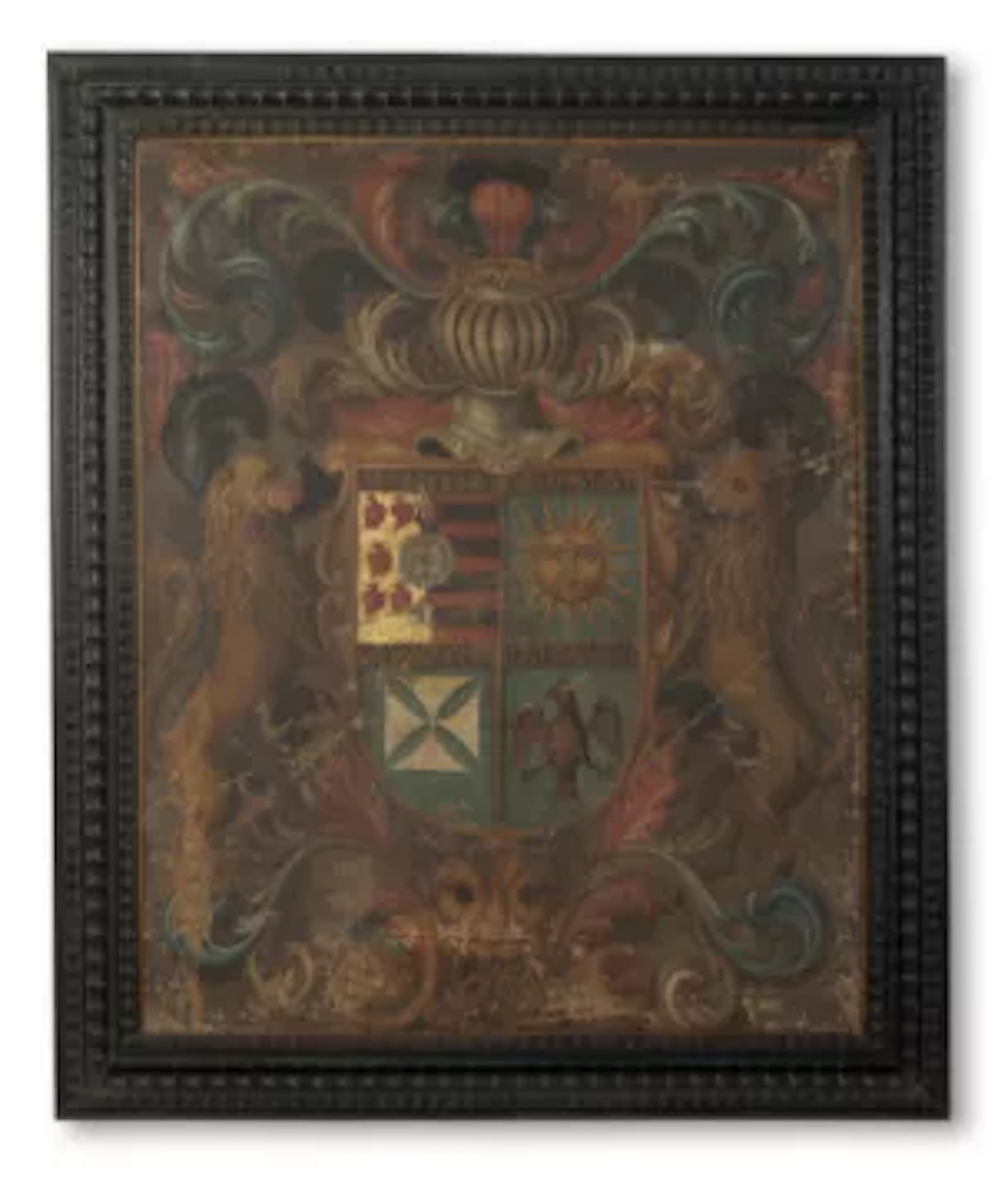 SPANISH SCHOOL, 17TH CENTURY, COAT OF ARMS