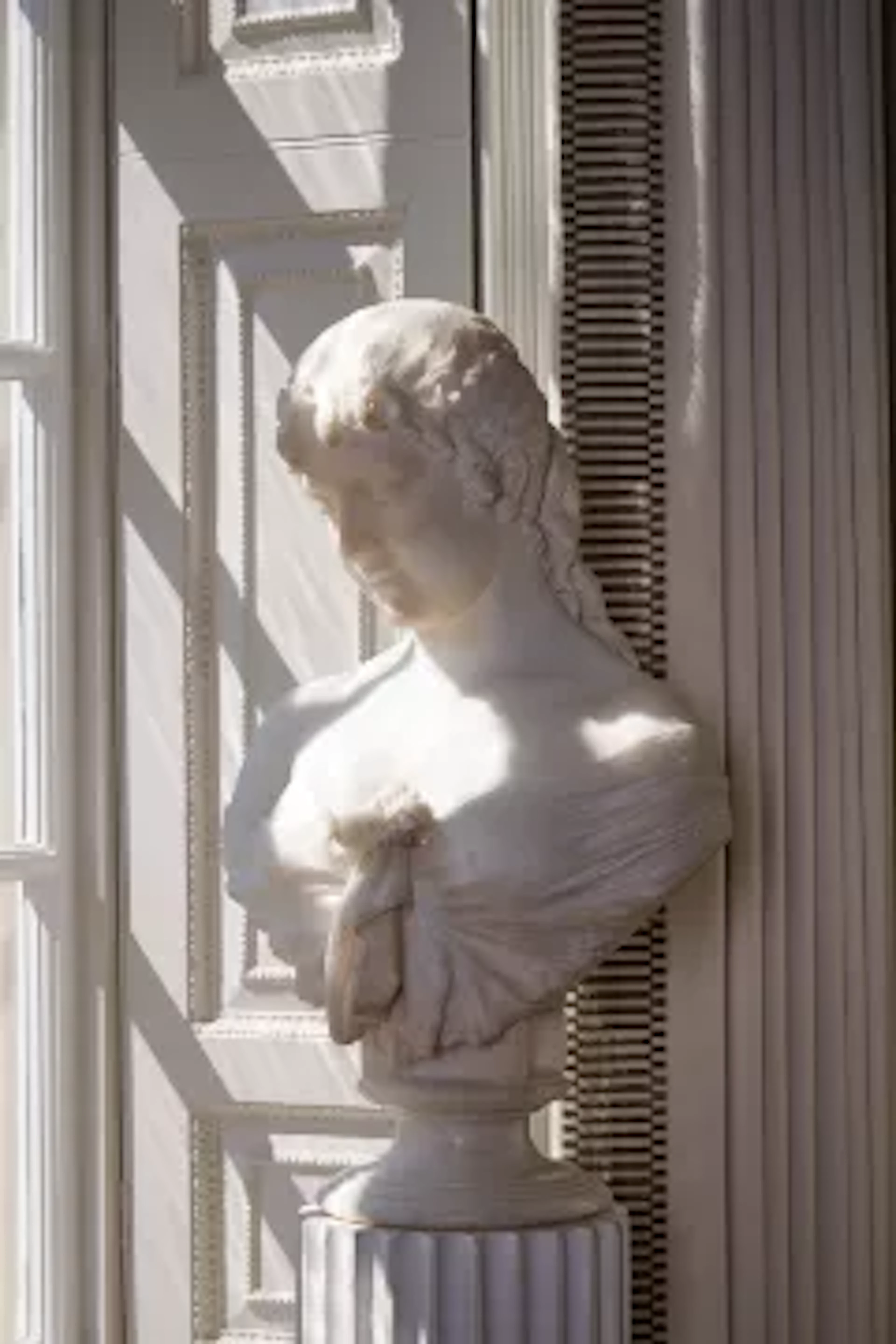 CESARE LAPINI (ITALIAN, 1848- AFTER 1893), A WHITE MARBLE BUST OF