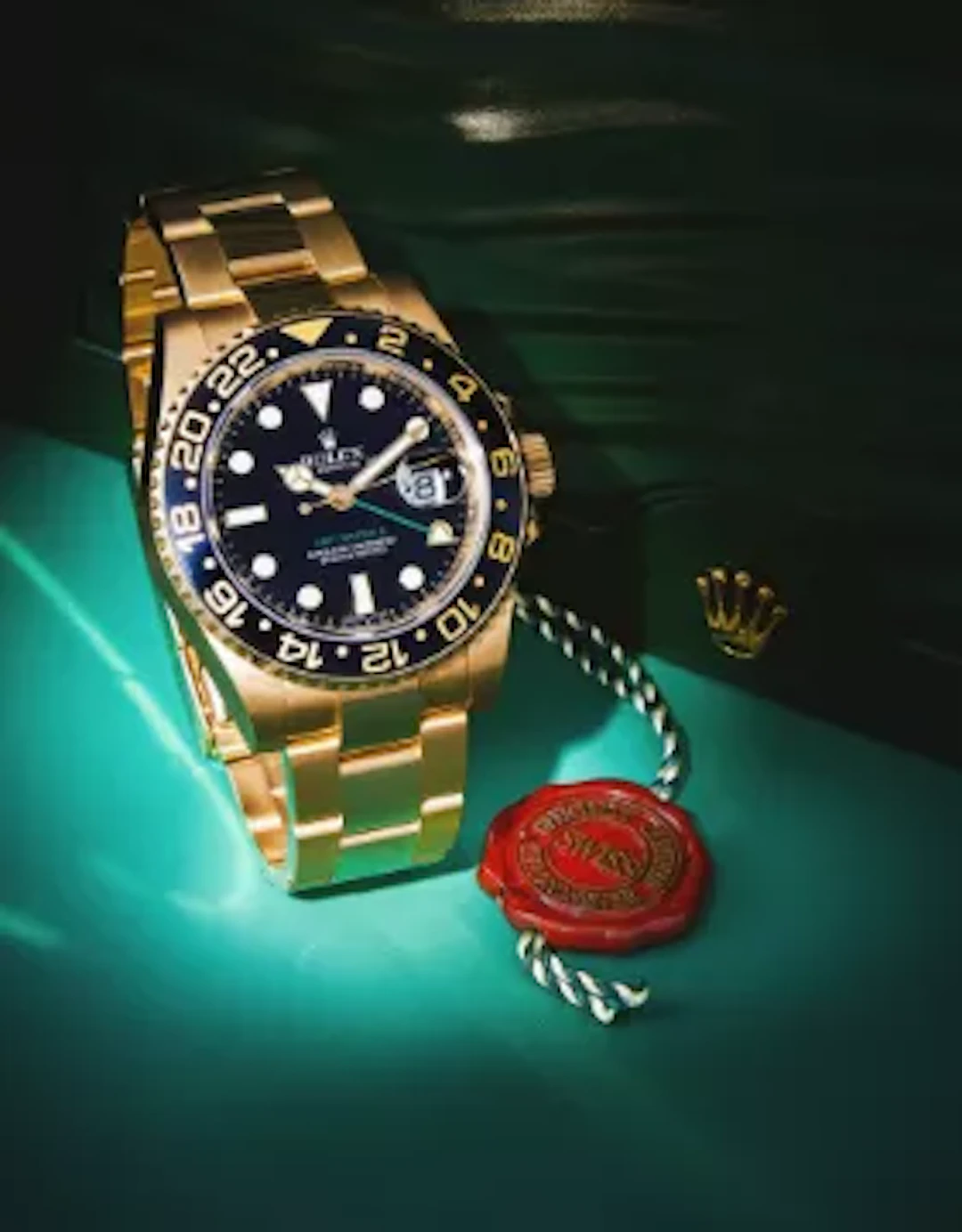ROLEX, OYSTER PERPETUAL GMT-MASTER II, REF. 116718LN, AN 18 CARAT