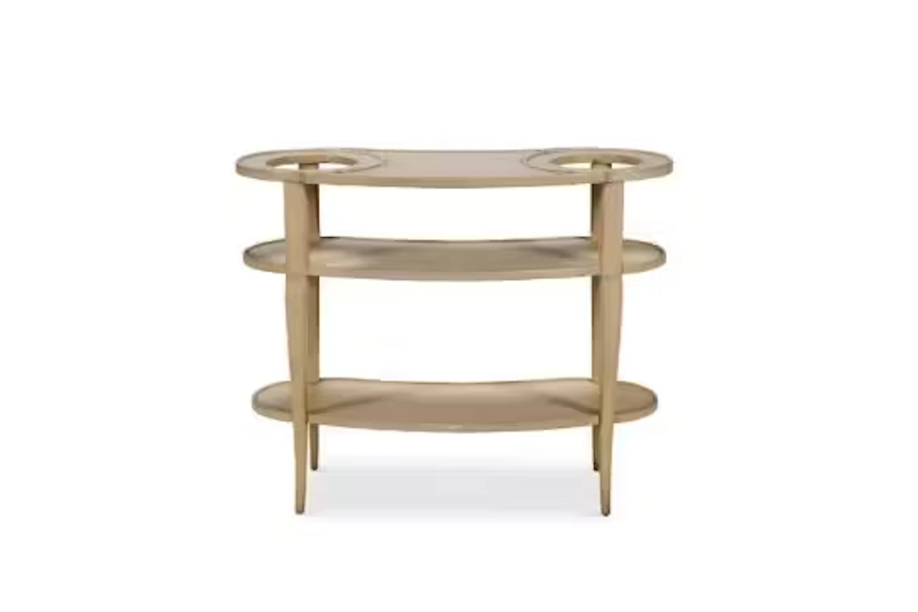 SYRIE MAUGHAM (BRITISH, 1879-1955), THREE-TIER OCCASIONAL TABLE/ETAGERE