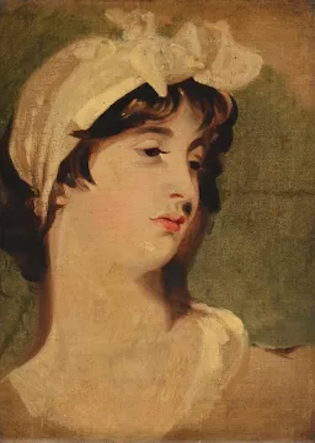 AFTER SIR THOMAS LAWRENCE, STUDY OF A YOUNG LADY