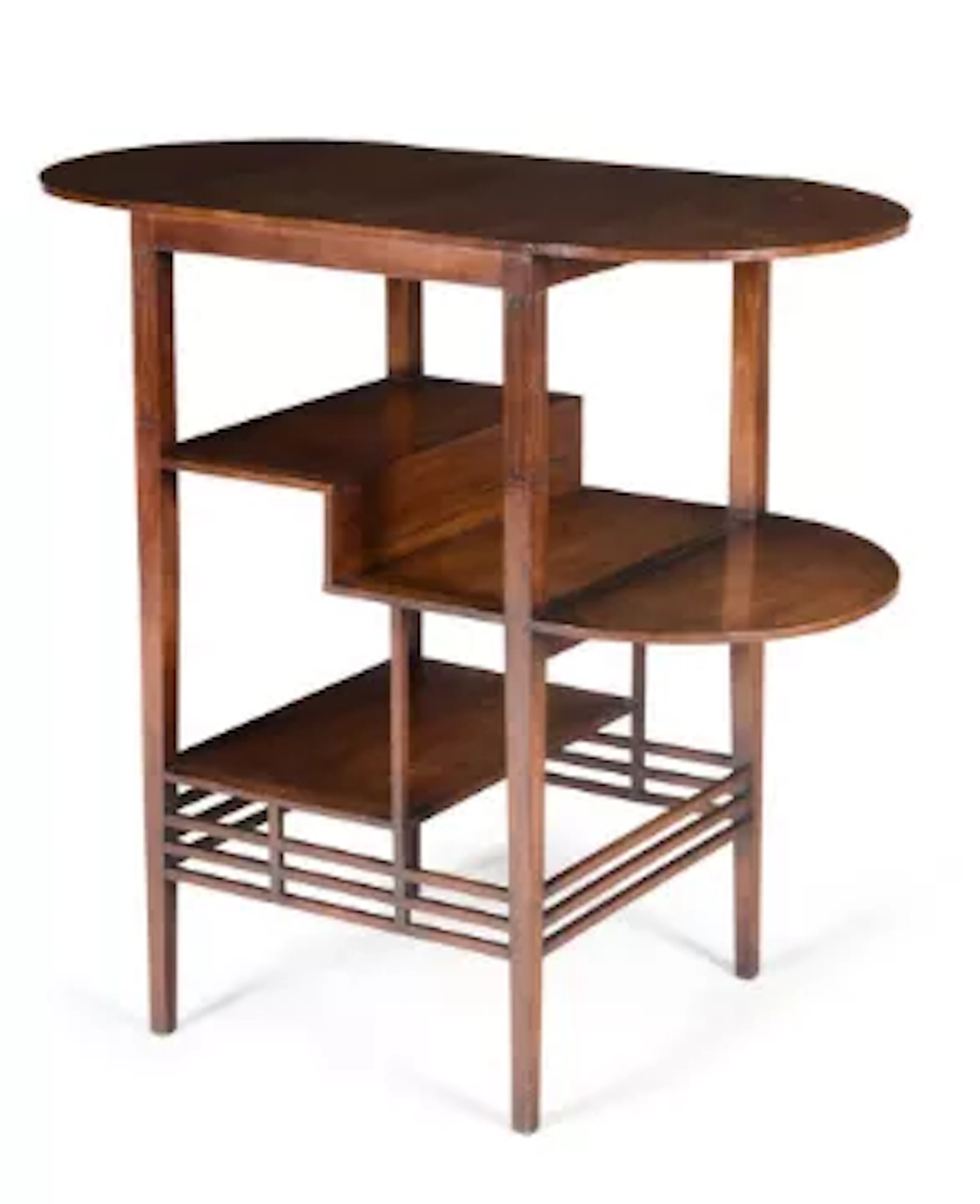 AN IMPORTANT 'SMALLHYTHE' MAHOGANY TABLE, BY E. W. GODWIN (ENGLISH