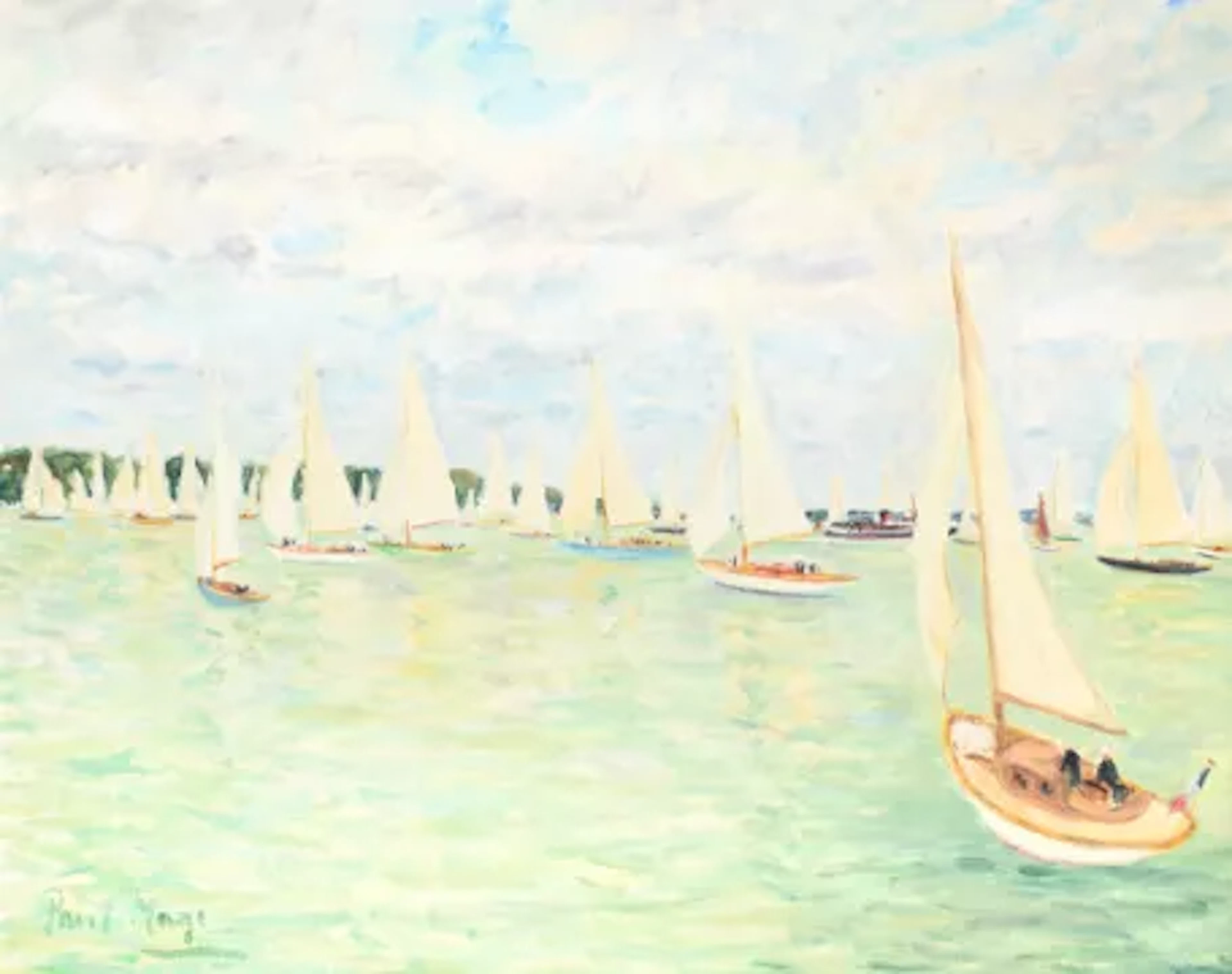 λ PAUL LUCIEN MAZE (FRENCH/BRITISH 1887-1979), COWES REGATTA
