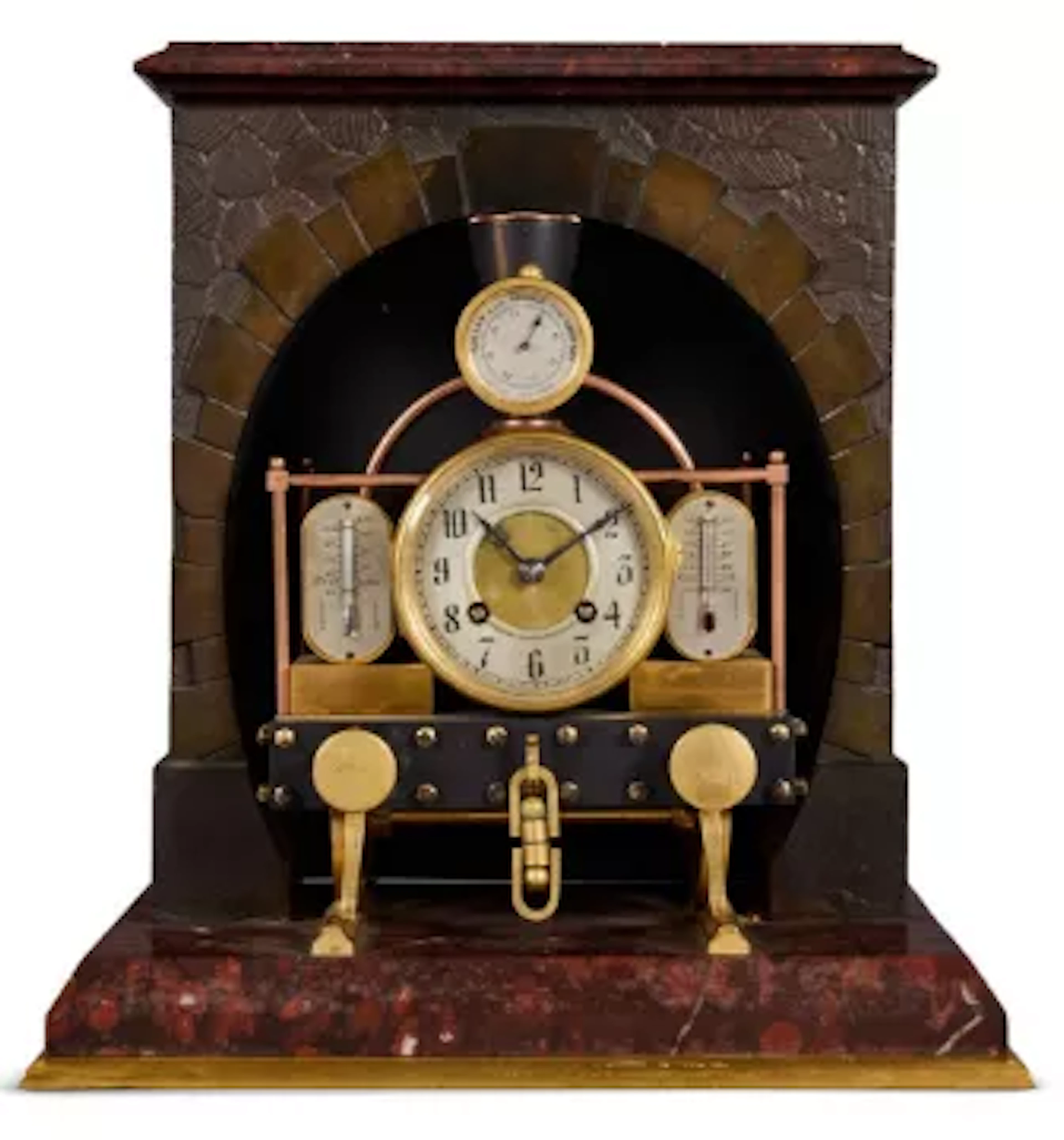 AFTER A DESIGN BY ANDRÉ GUILMET, A LOCOMOTIVE COMPENDIUM CLOCK
