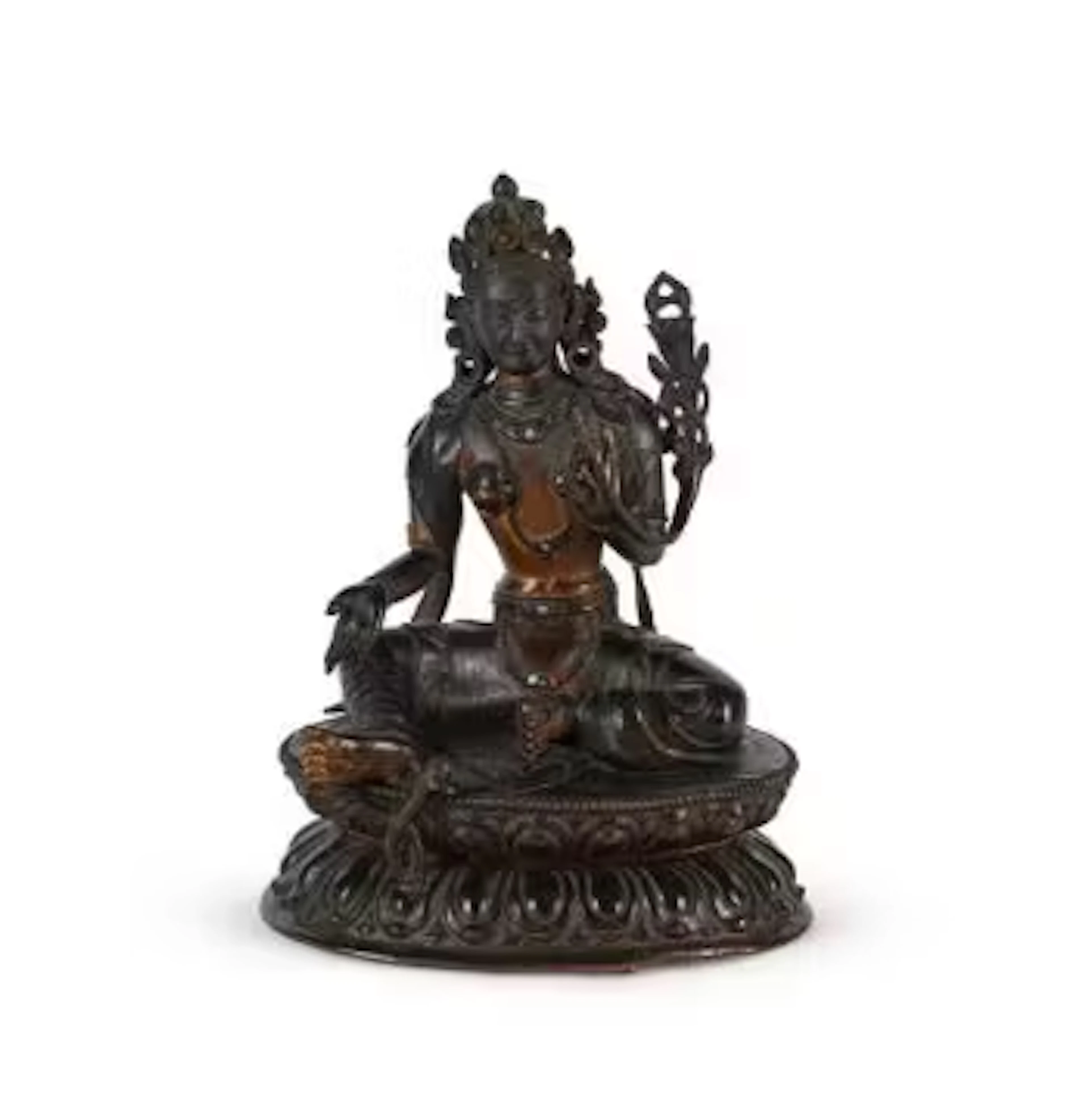 A Tibetan bronze figure of Tara