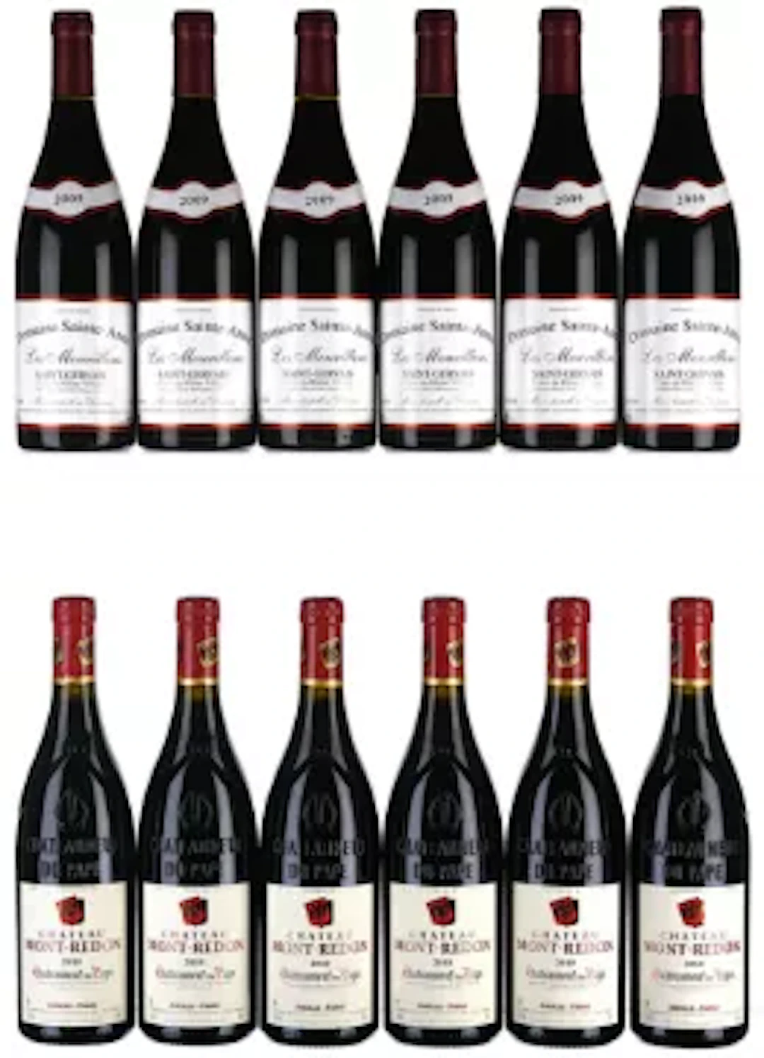 2009/2010 Mixed Lot of Chateauneuf-du-Papes and Cotes du Rhone Villages
