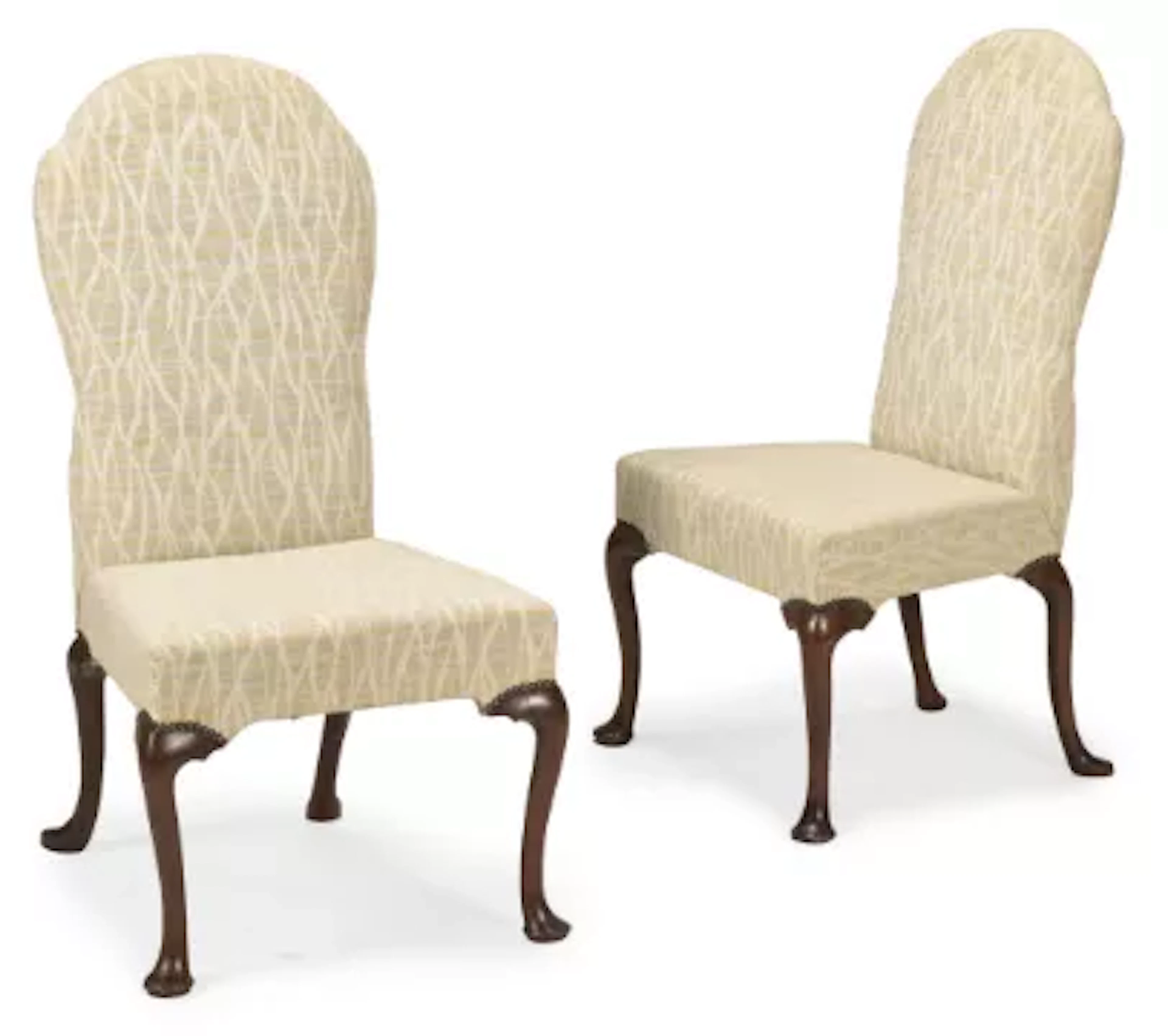 A PAIR OF QUEEN ANNE WALNUT CHAIRS, CIRCA 1710