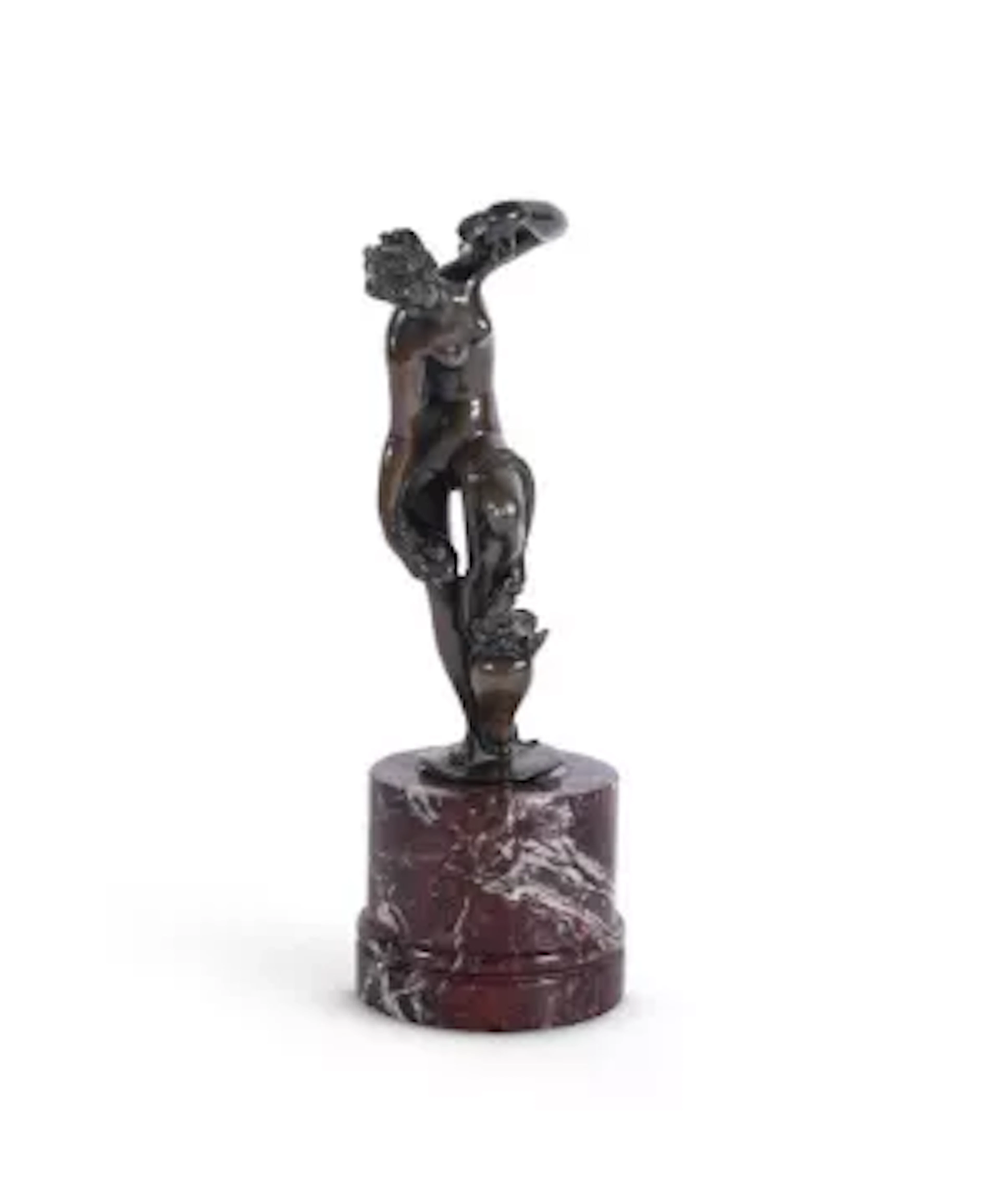 AFTER GIAMBOLOGNA, A BRONZE FIGURE 'VENUS AFTER THE BATH', ITALIAN
