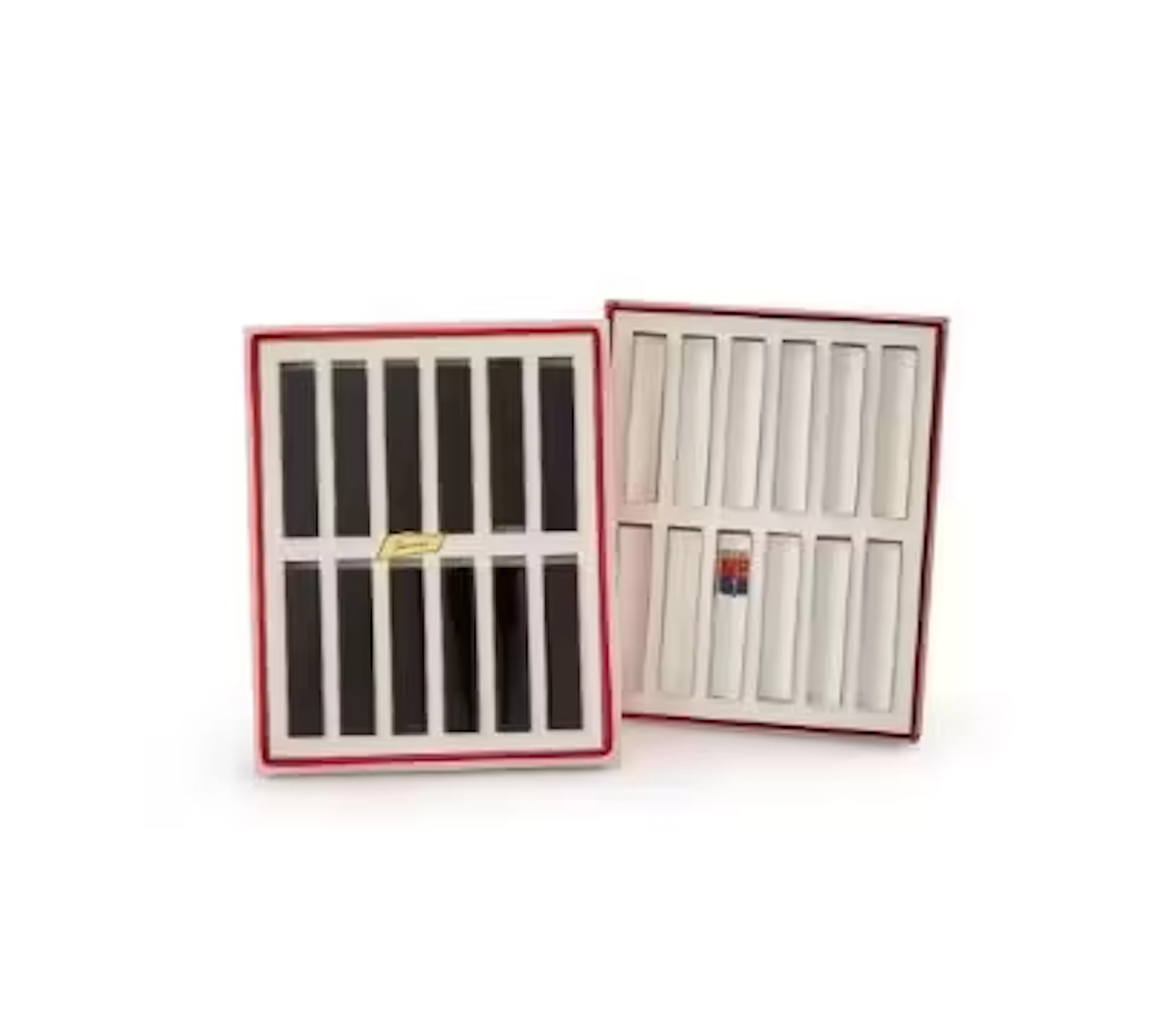 BACCARAT, TWO BOXED SETS OF TWELVE KNIFE RESTS