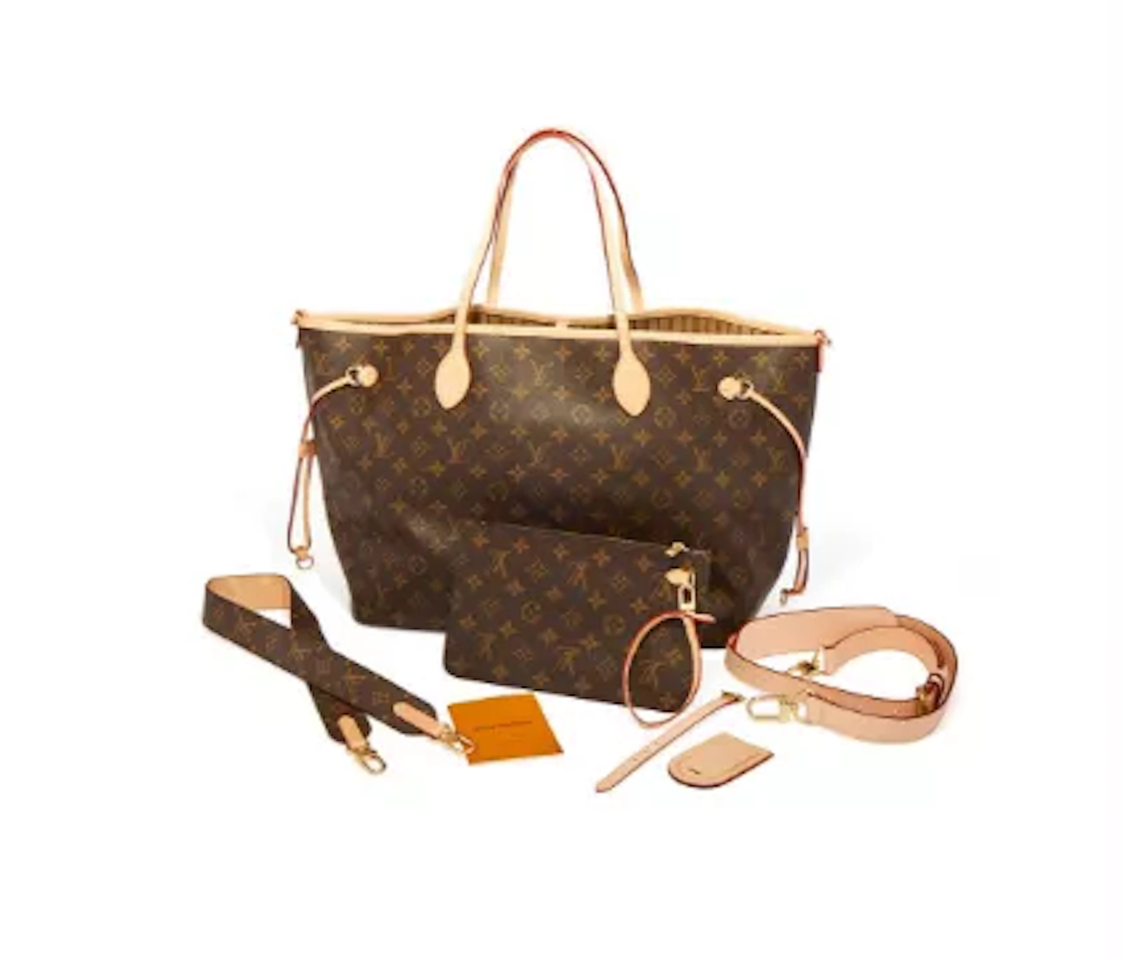 LOUIS VUITTON, MONOGRAM, NEVERFULL MM TOTE, A COATED CANVAS TOTE BAG