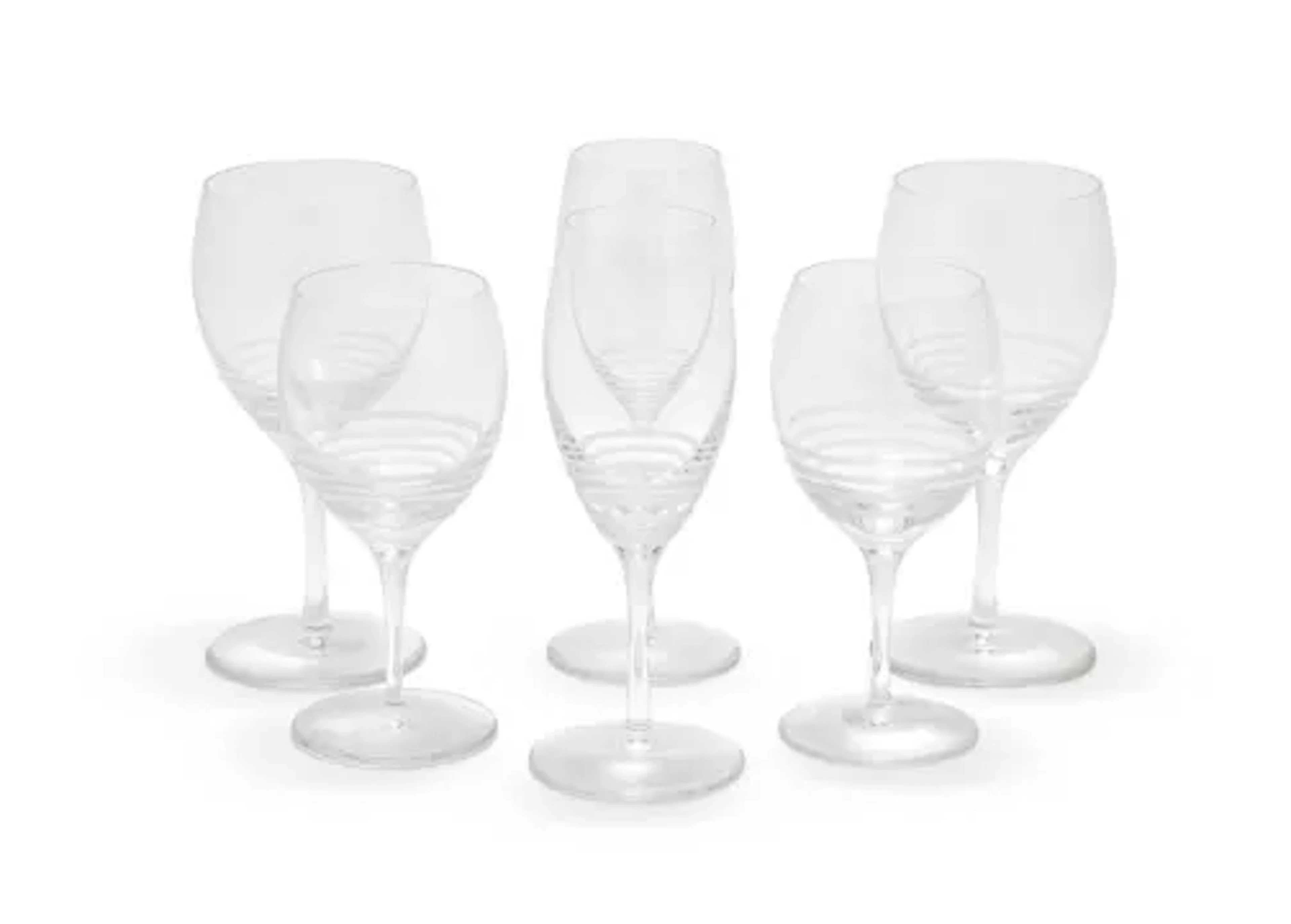 ST. LOUIS FOR HERMÈS, A FANFARE PATTERN PART STEMWARE SERVICE, MODERN