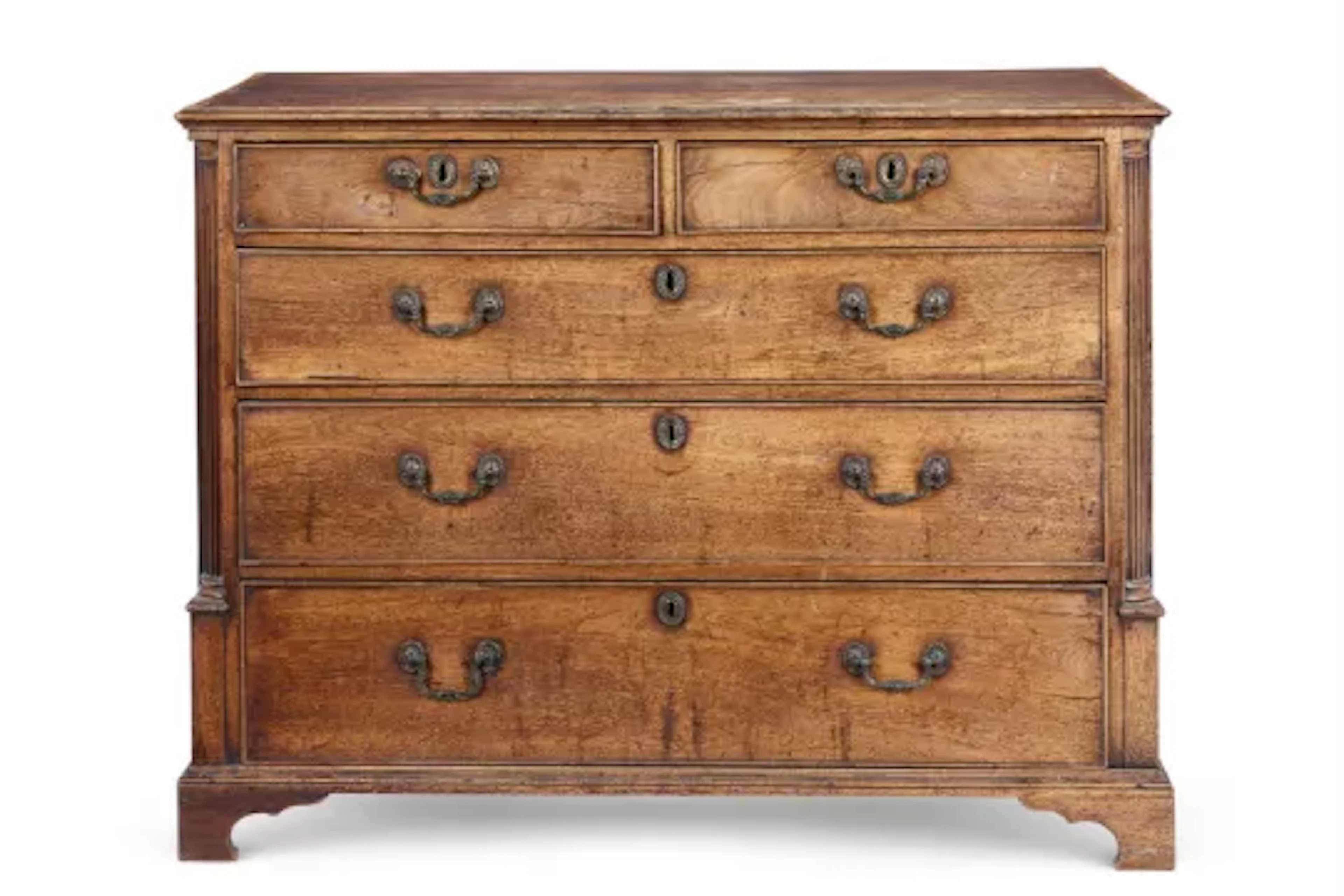 A GEORGE III MAHOGANY CHEST, CIRCA 1770, POSSIBLY BY GILLOWS