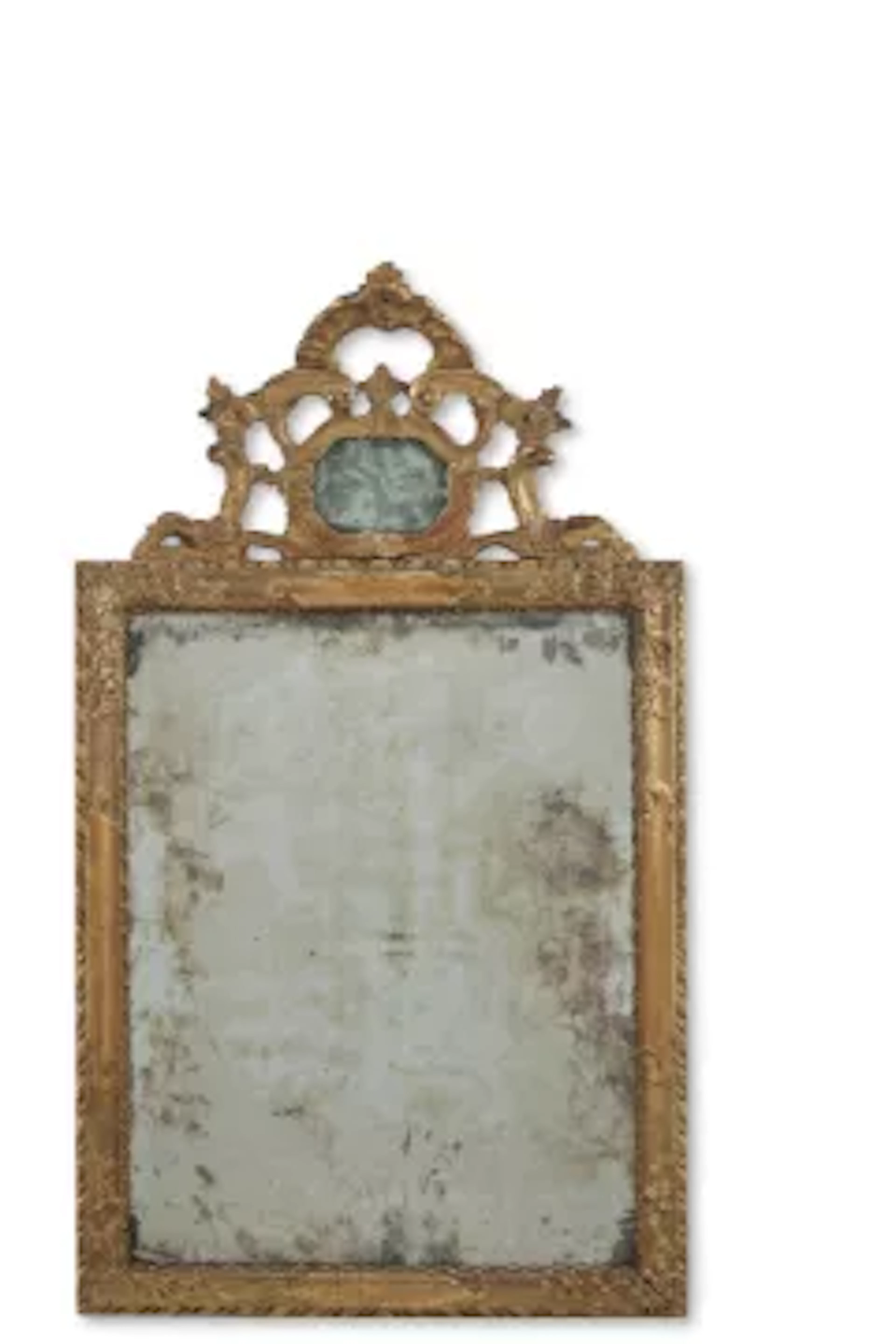 A VENETIAN GILTWOOD MIRROR, NORTH ITALIAN, LATE 18TH / EARLY 19TH CENTURY