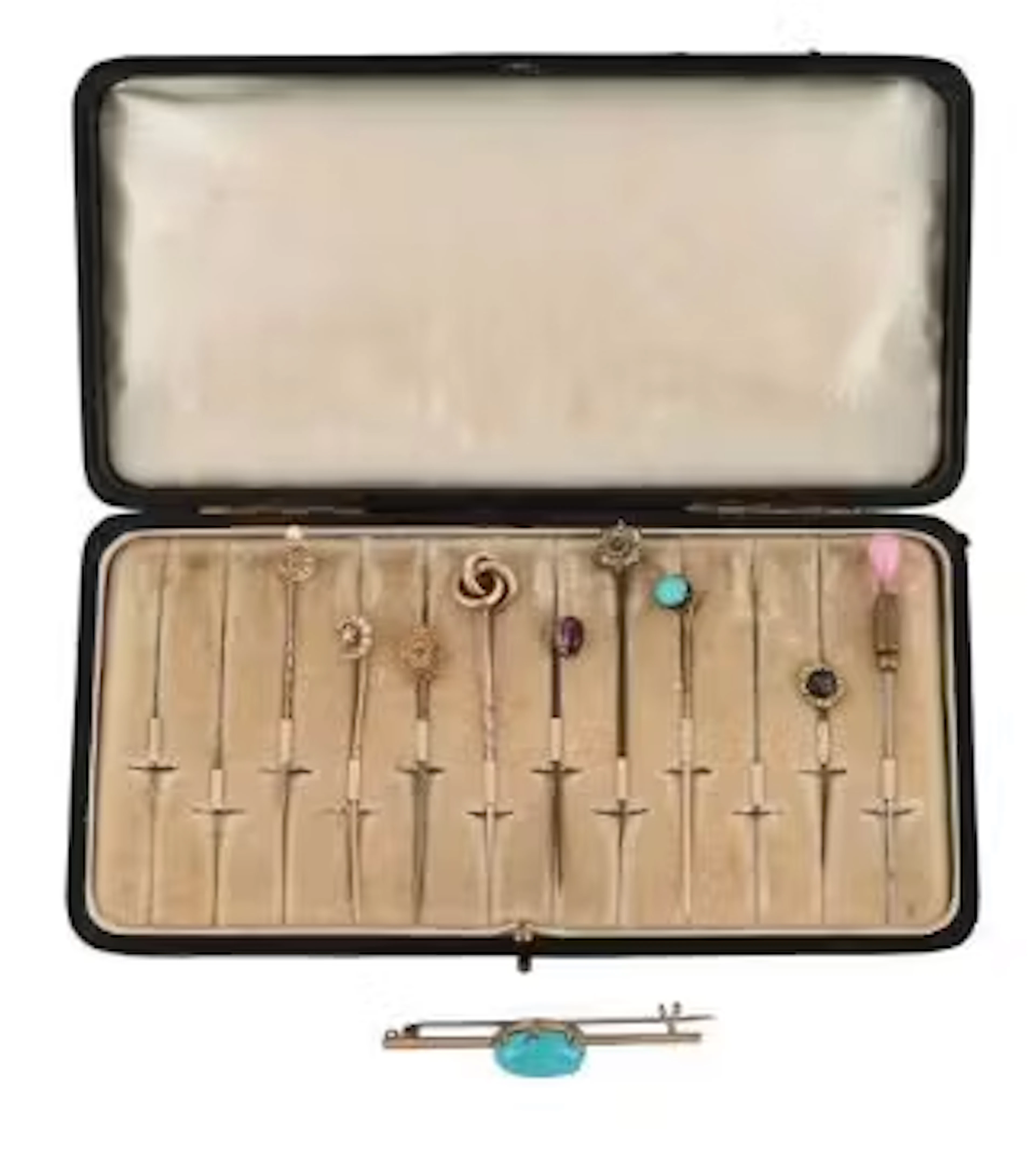 A COLLECTION OF ANTIQUE STICK PINS