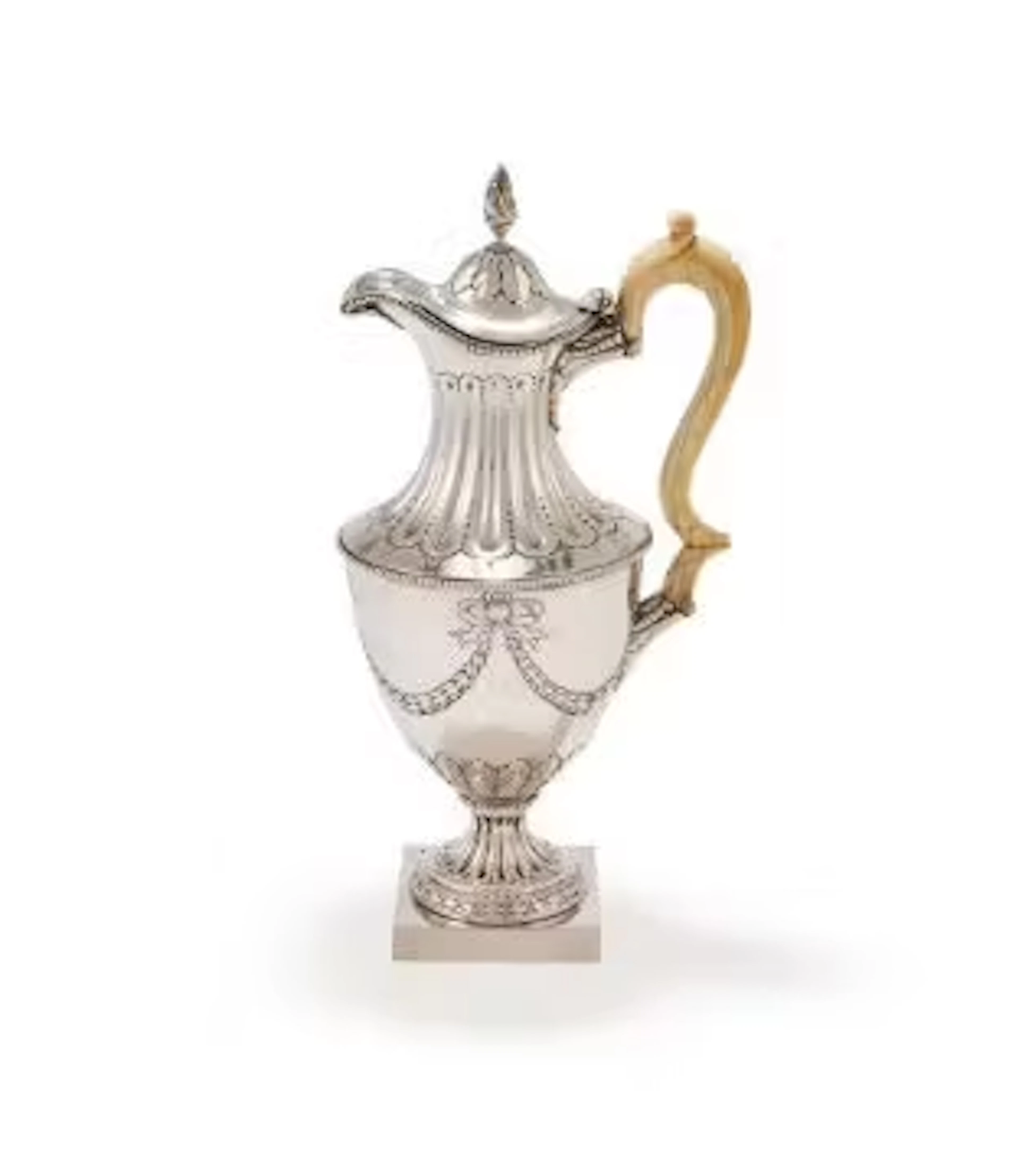 Y A GEORGE III SILVER EWER