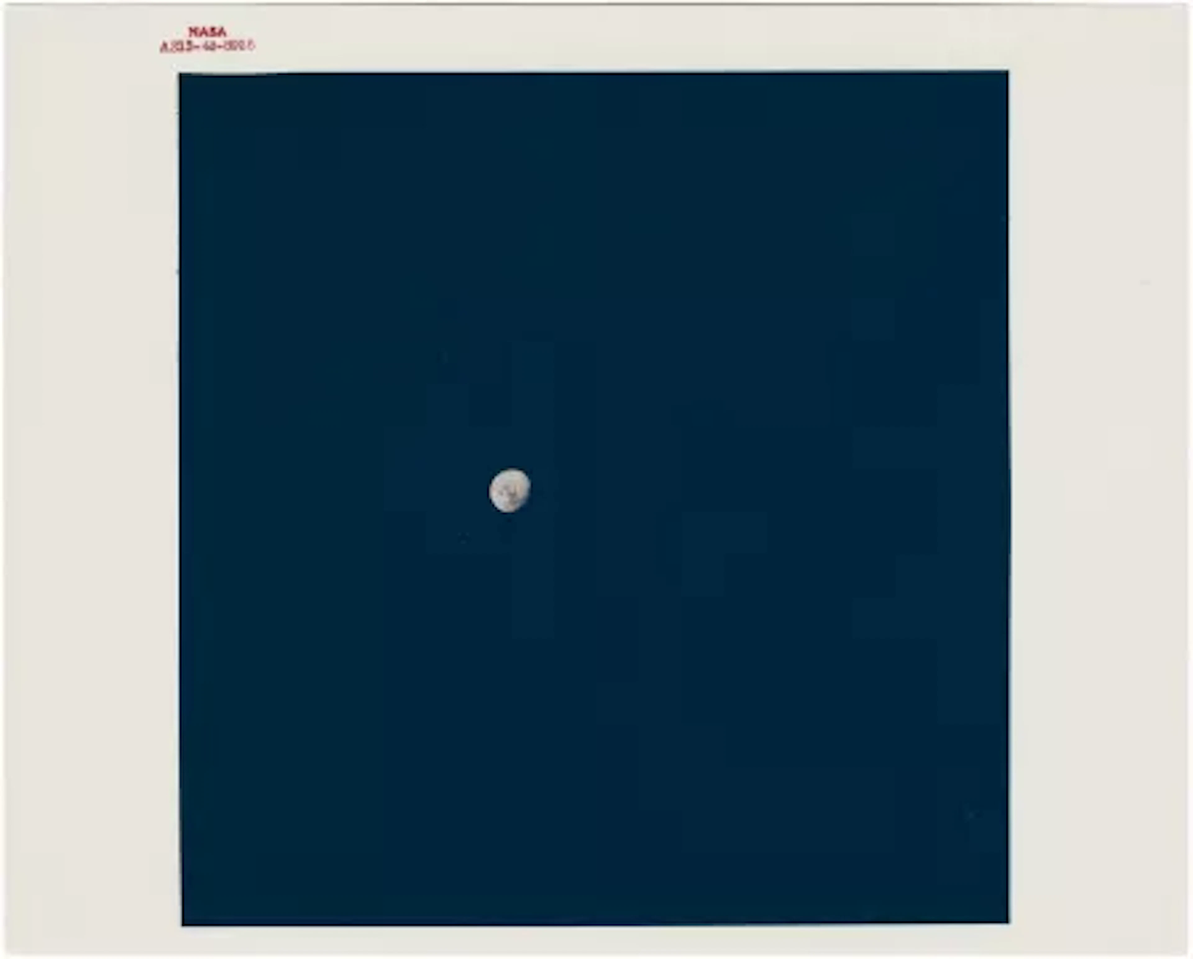 [Apollo 13] MOON VANISHES INTO DARKNESS AMID APOLLO 13'S HARROWING JOURNEY HOME