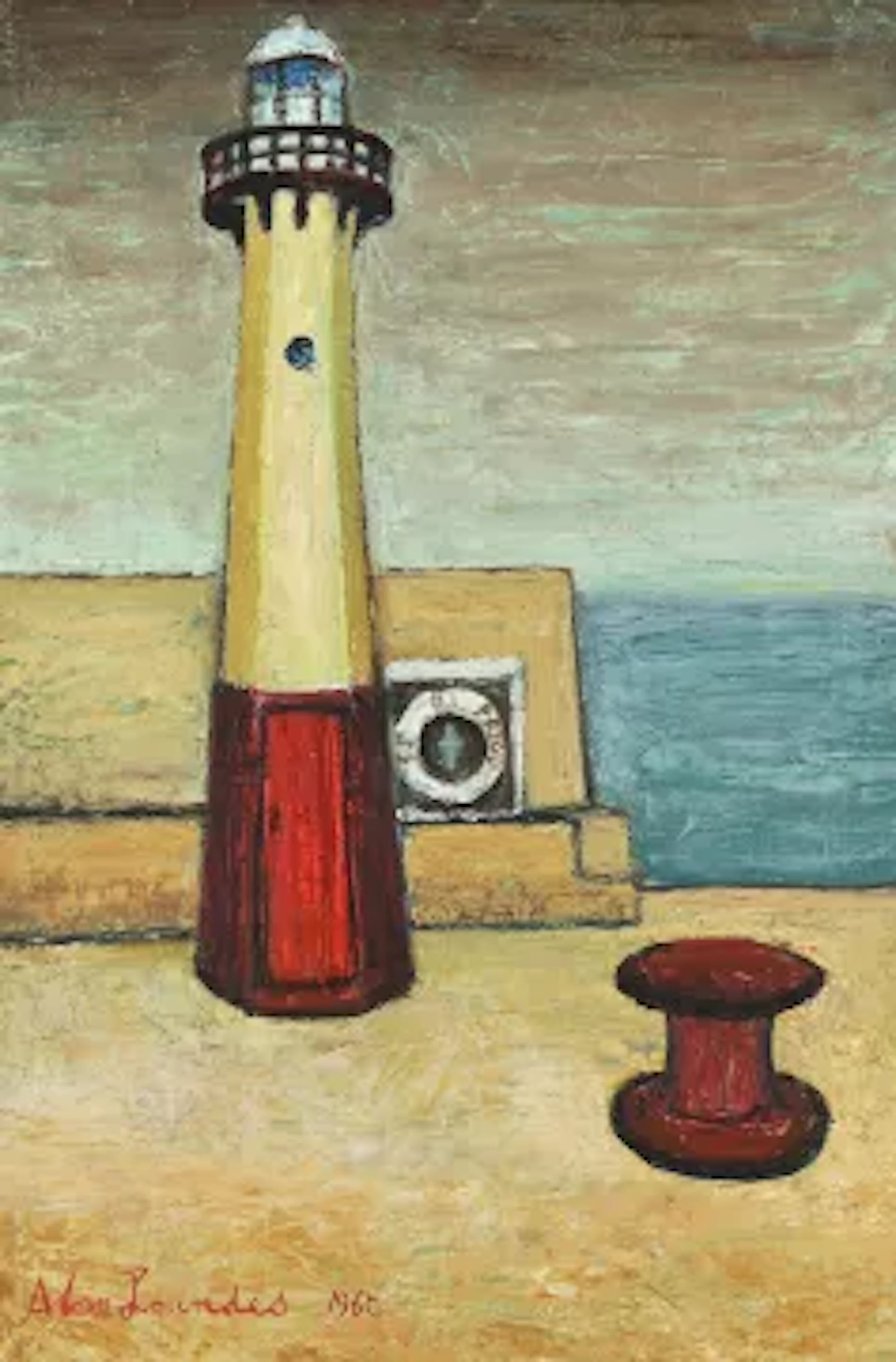 λ ALAN LOWNDES (BRITISH 1921-1978), LIGHTHOUSE