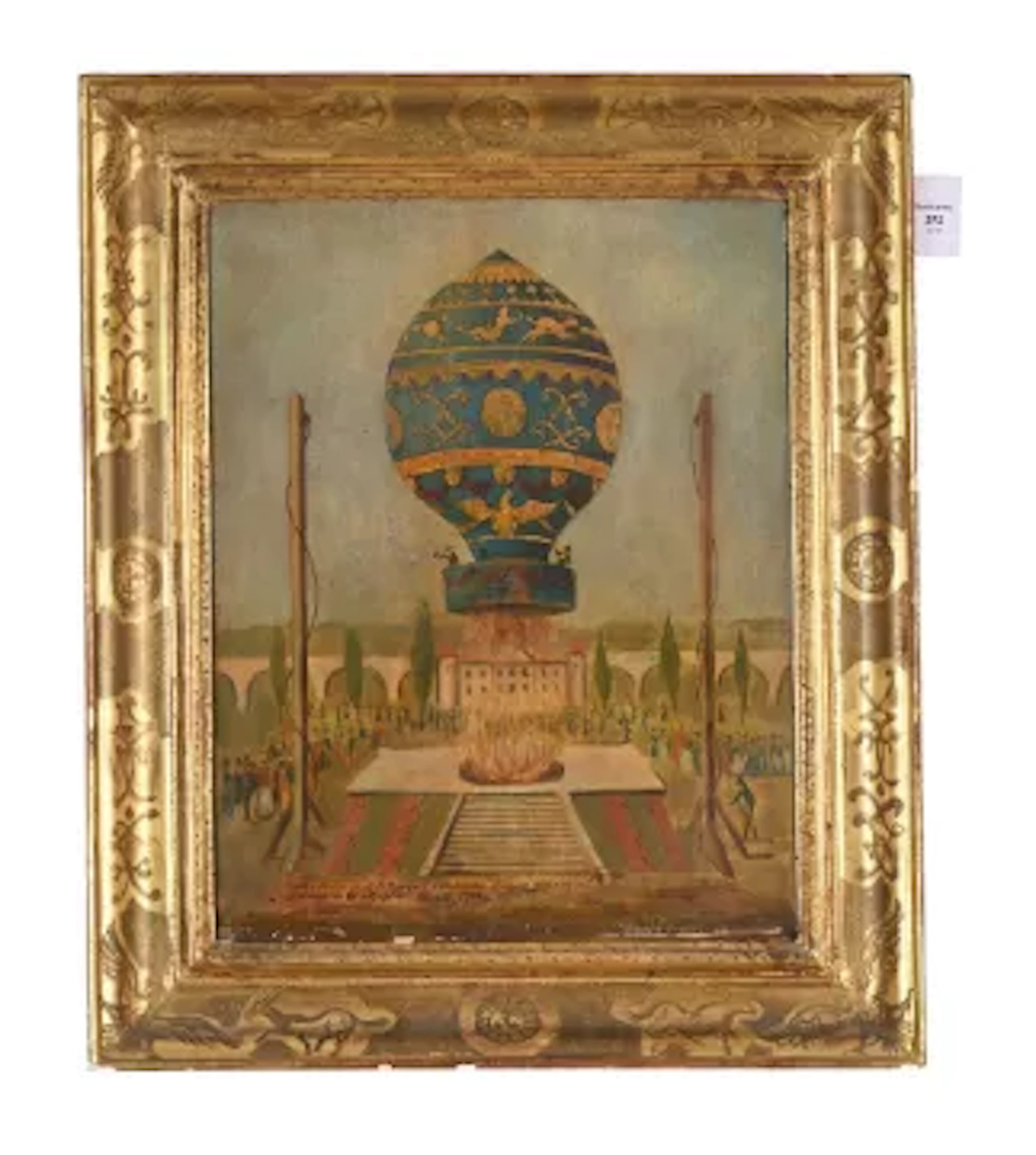 FRENCH SCHOOL (LATE 19TH CENTURY), THE FIRST FREE ASCENT OF A HOT AIR BALLOON