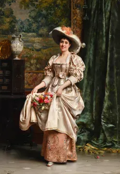 TITO CONTI (ITALIAN 1842–1924), SUMMER FLOWERS FROM THE GARDEN