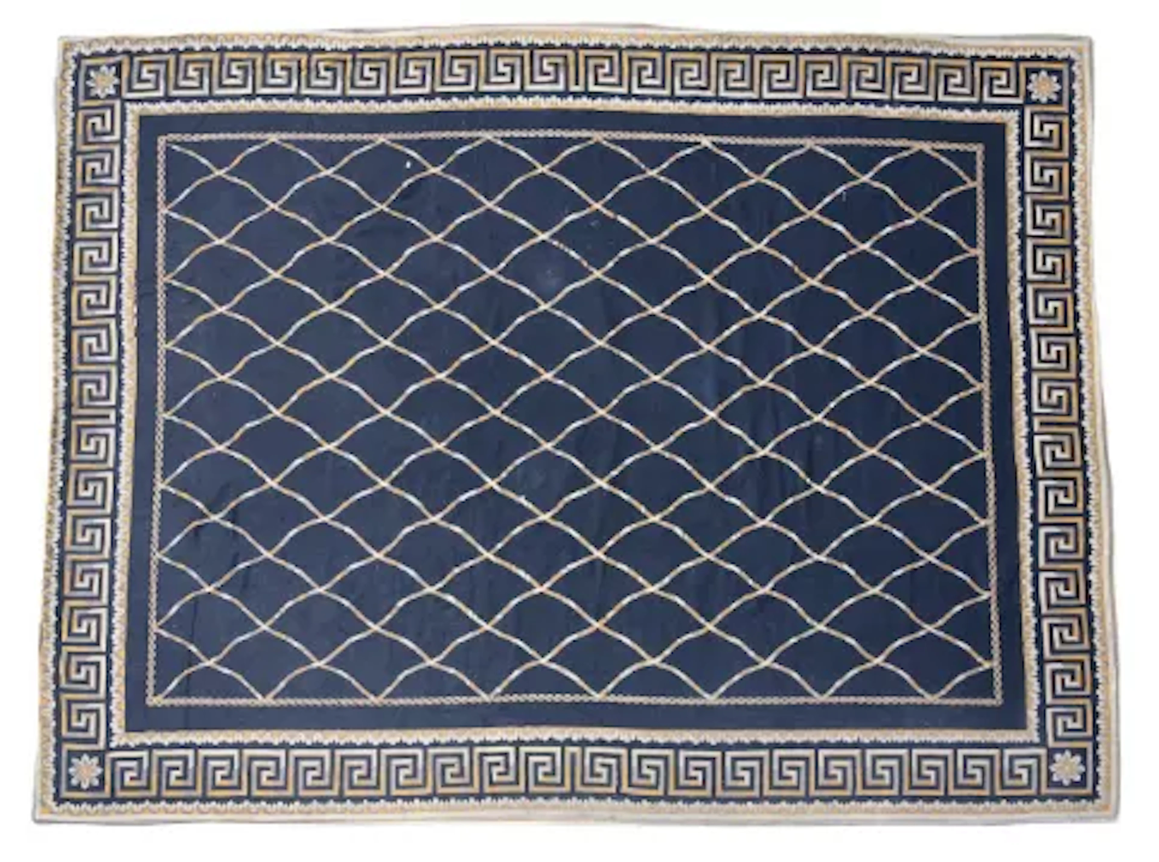 AN AUBUSSON WOVEN CARPET