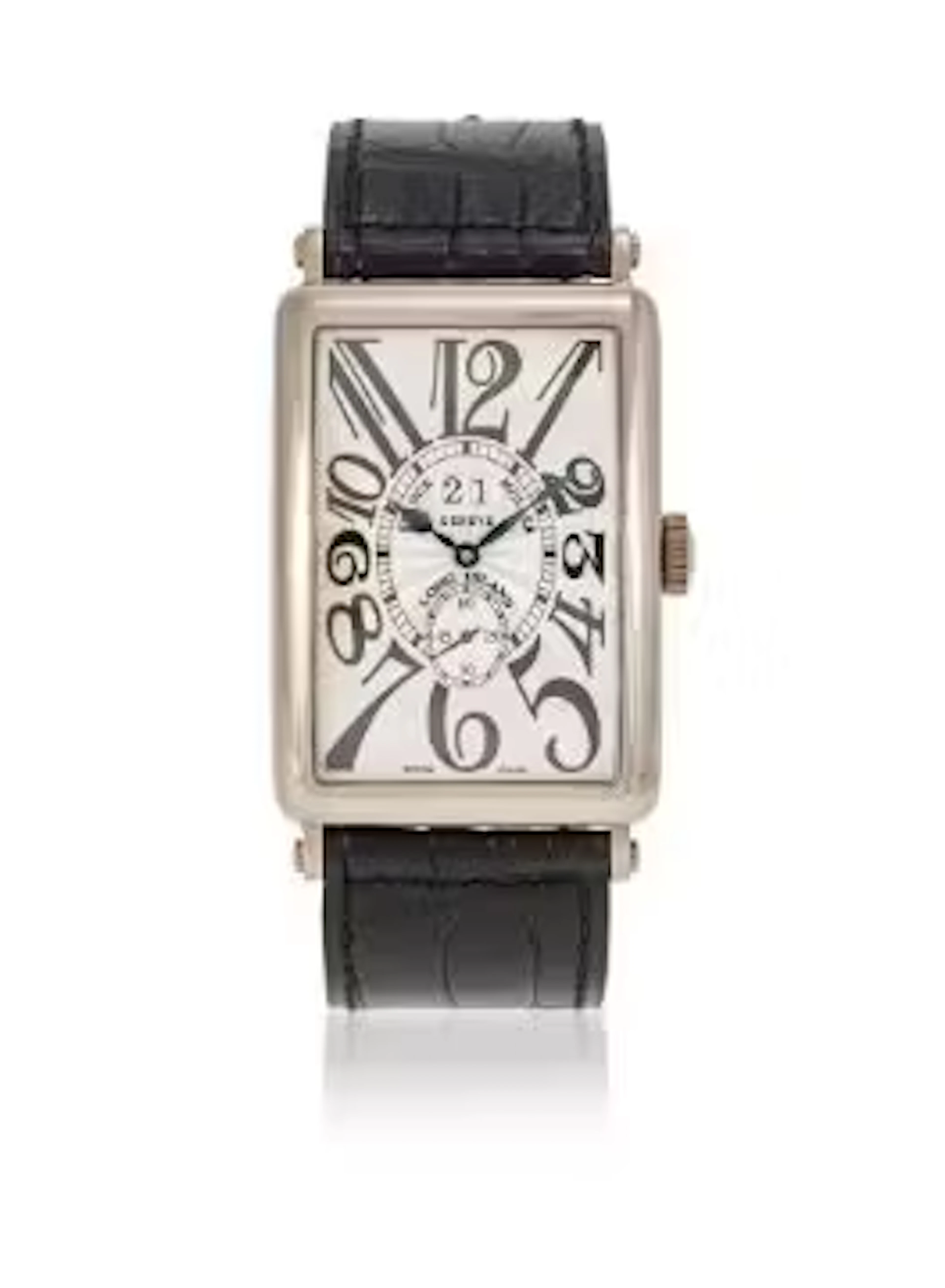 Y FRANCK MULLER, LONG ISLAND, REF. 1200 S6 GG, AN 18 CARAT WHITE GOLD