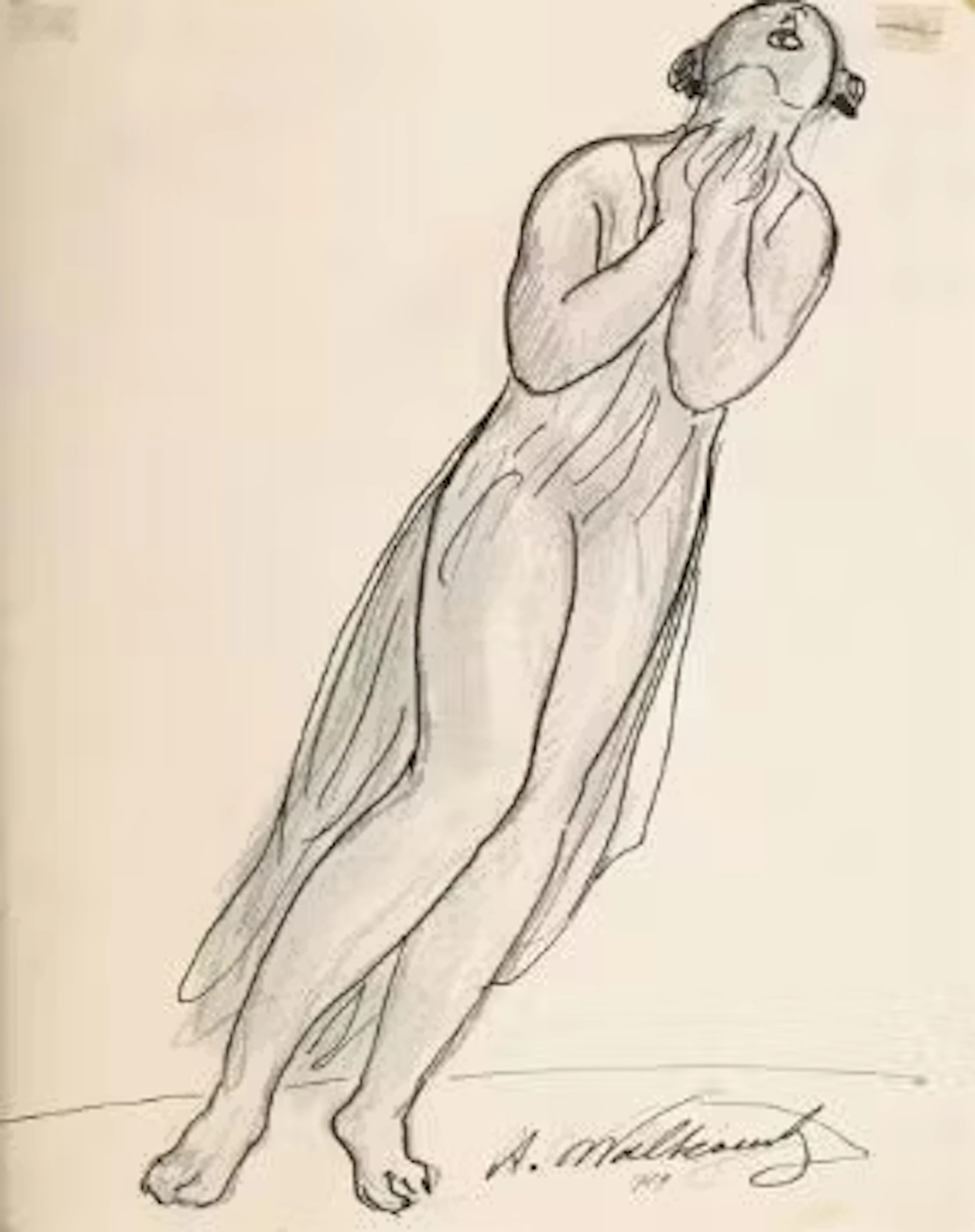 ABRAHAM WALKOWITZ (RUSSIAN/AMERICAN 1878-1965), ISADORA DUNCAN