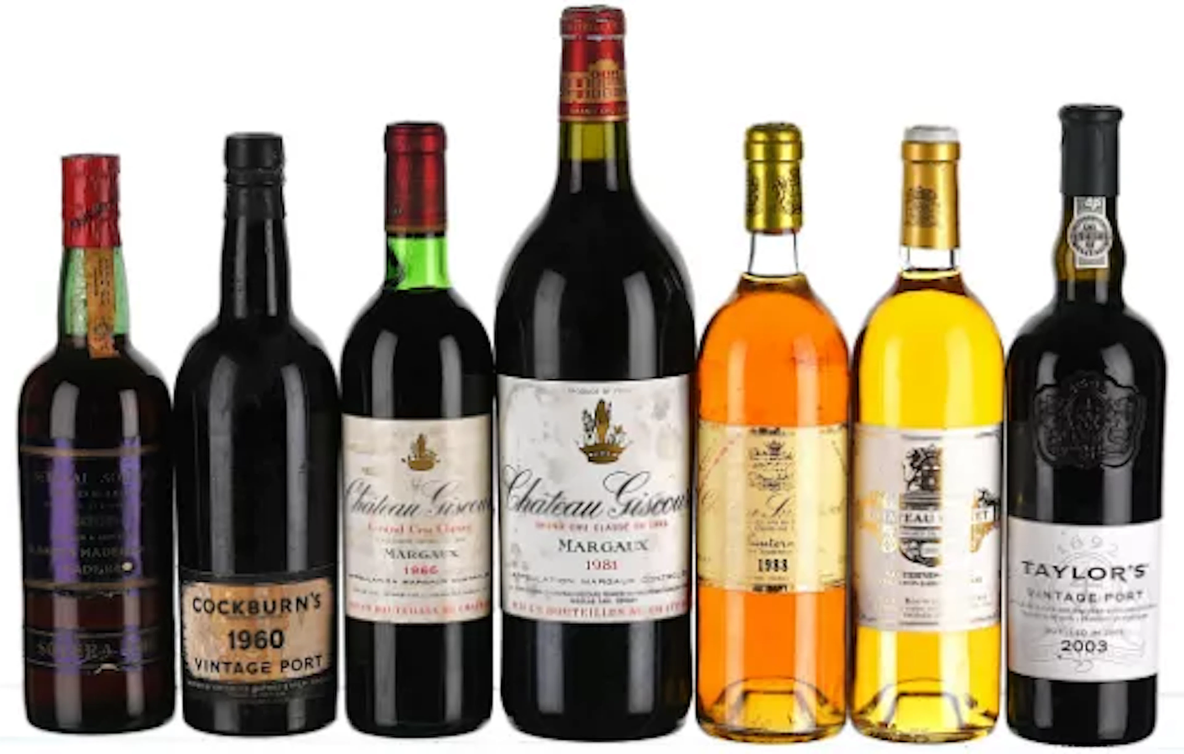 1860/2003 Mixed Lot of Fortified, Sweet and Chateau Giscours (Mixed Formats)