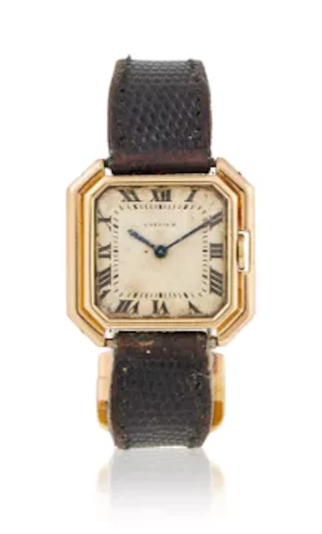 CARTIER, CEINTURE, AN 18 CARAT GOLD WRISTWATCH