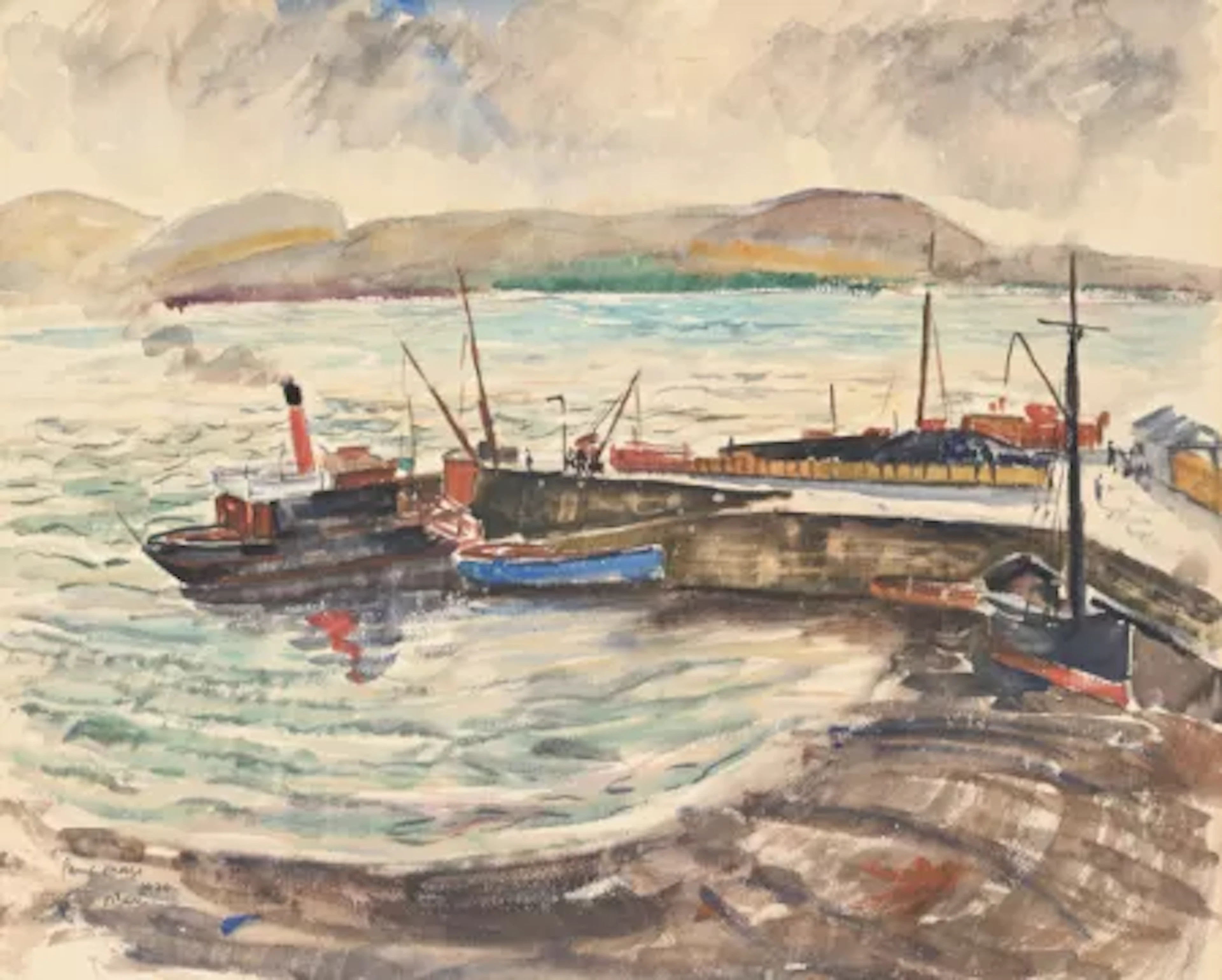 λ PAUL LUCIEN MAZE (FRENCH/BRITISH 1887-1979), OBAN, SCOTLAND